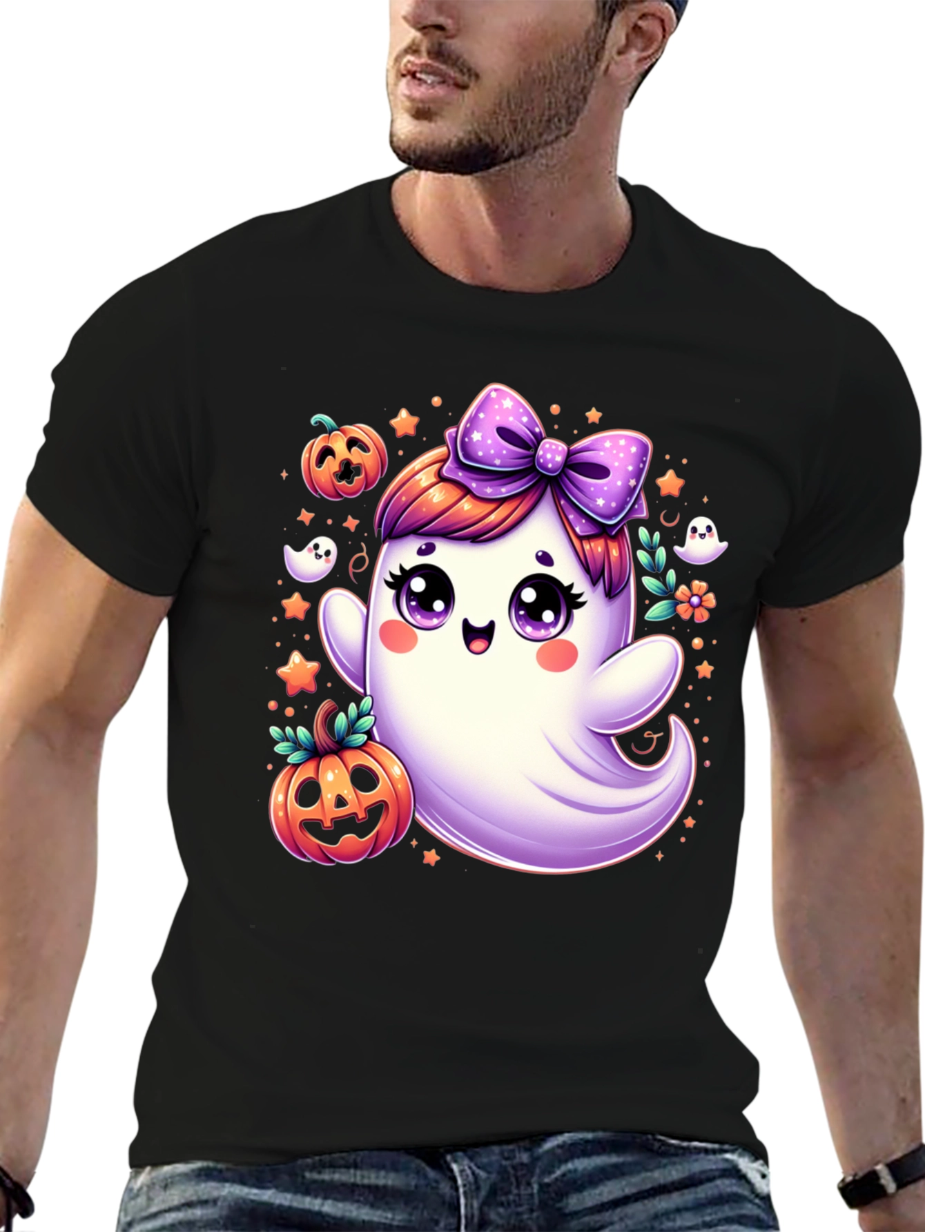 Spooky Cute Halloween Ghost T-Shirt