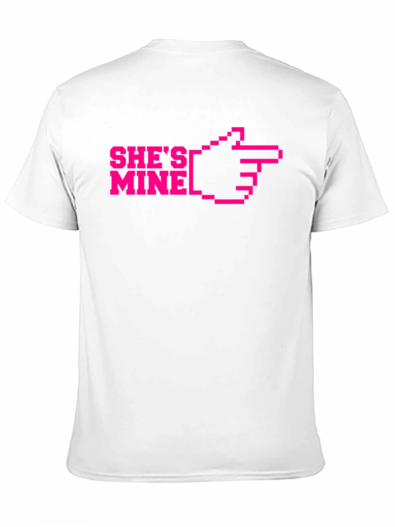 Shes Mine Pixel Art Graphic T-Shirt