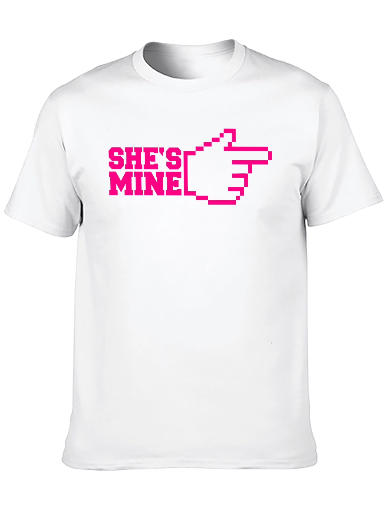 Shes Mine Pixel Art Graphic T-Shirt