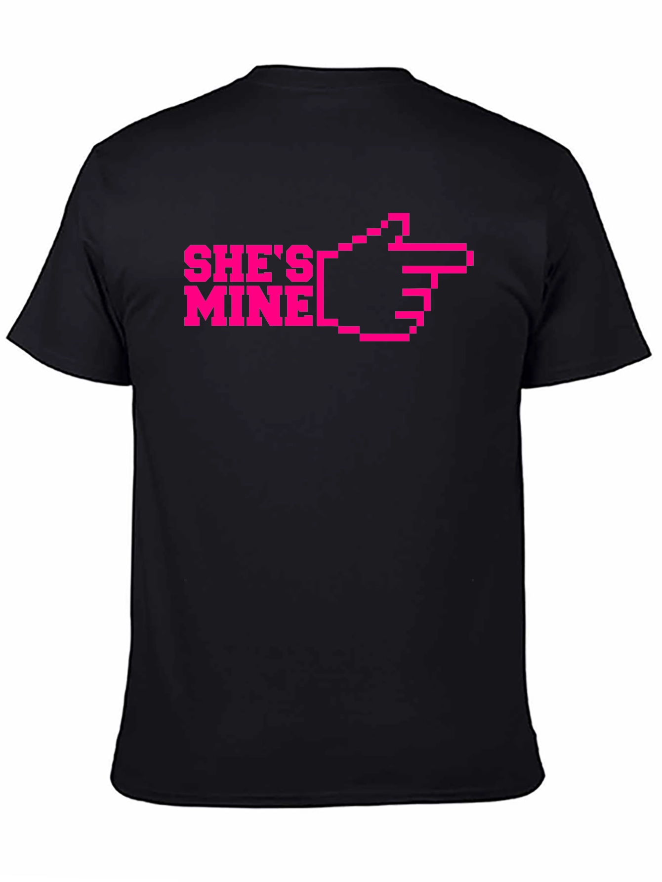 Shes Mine Pixel Art Graphic T-Shirt
