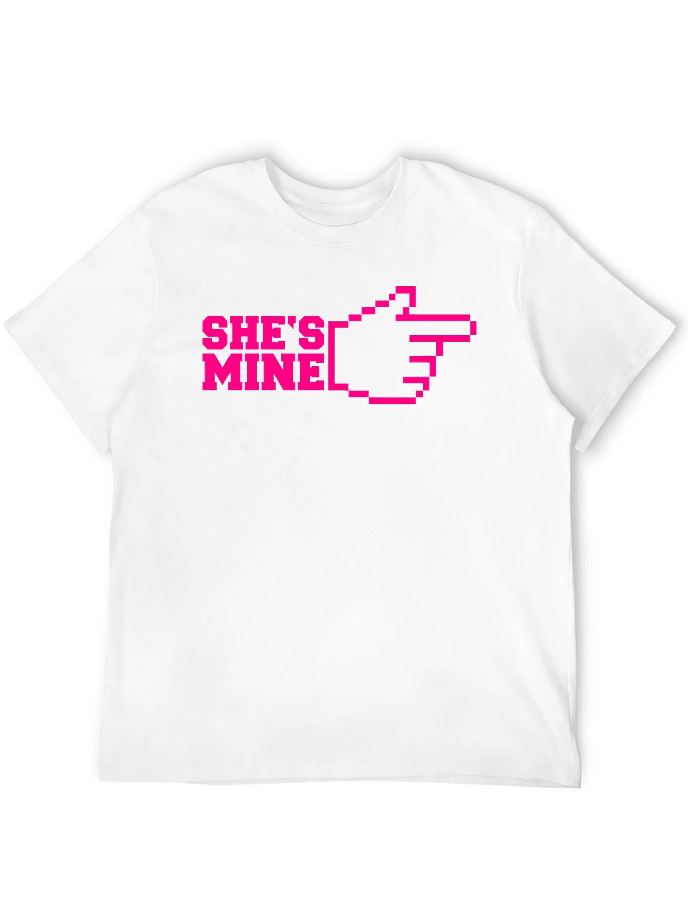 Shes Mine Pixel Art Graphic T-Shirt