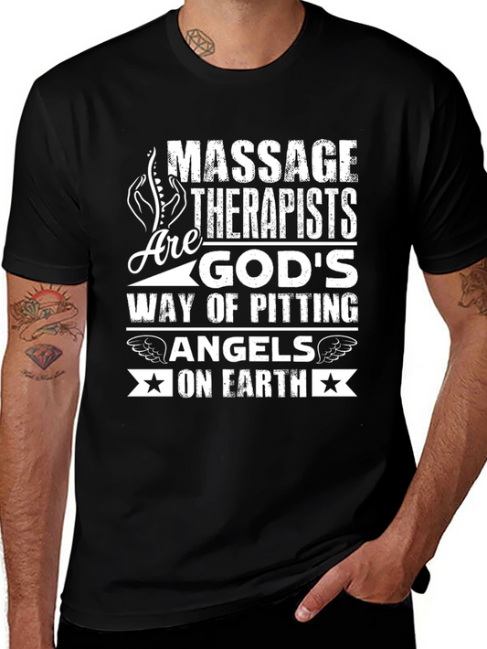 Massage Therapist Gods Angels on Earth T-Shirt