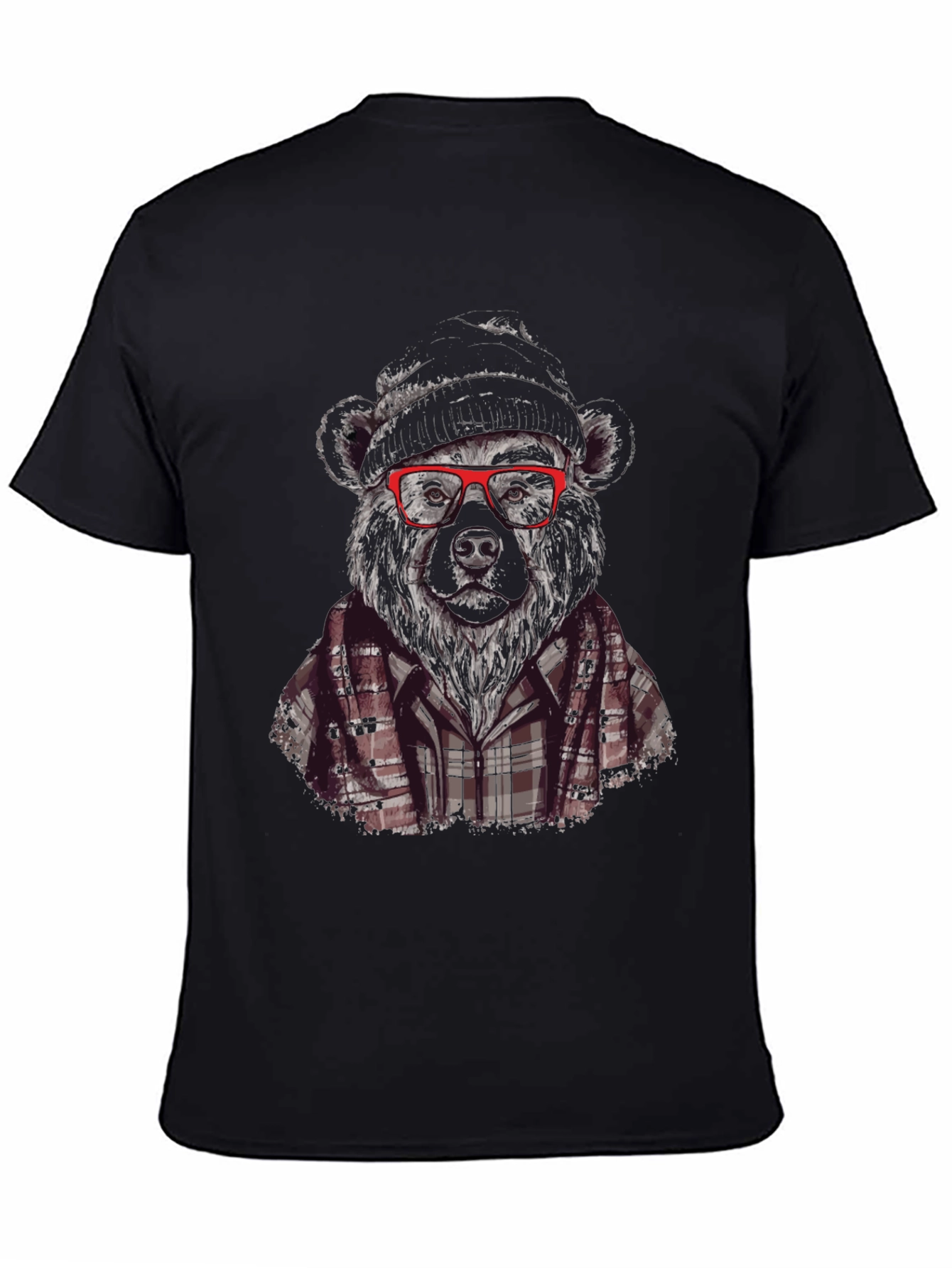 Bear Graphic T-Shirt - Hipster Style Tee