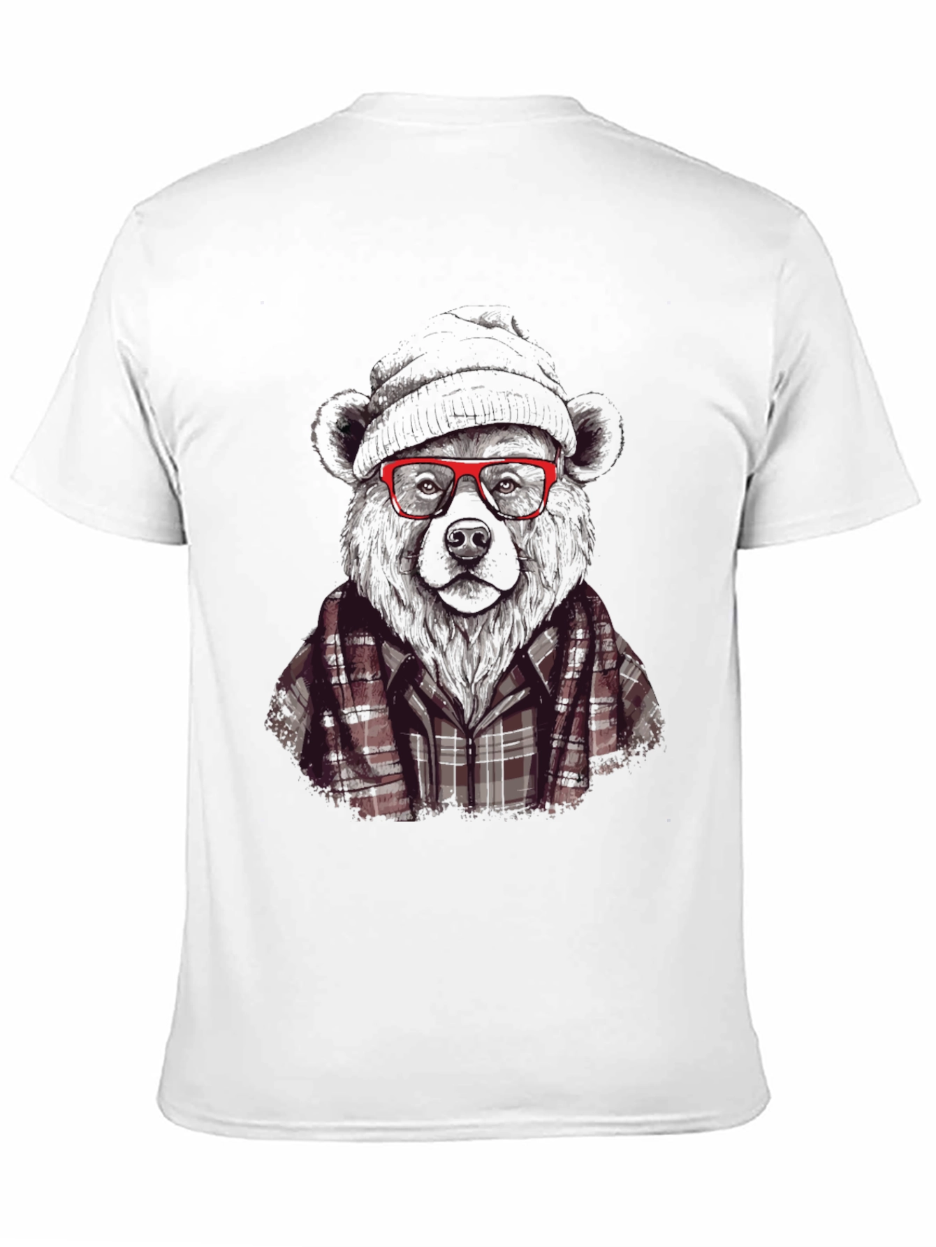 Bear Graphic T-Shirt - Hipster Style Tee
