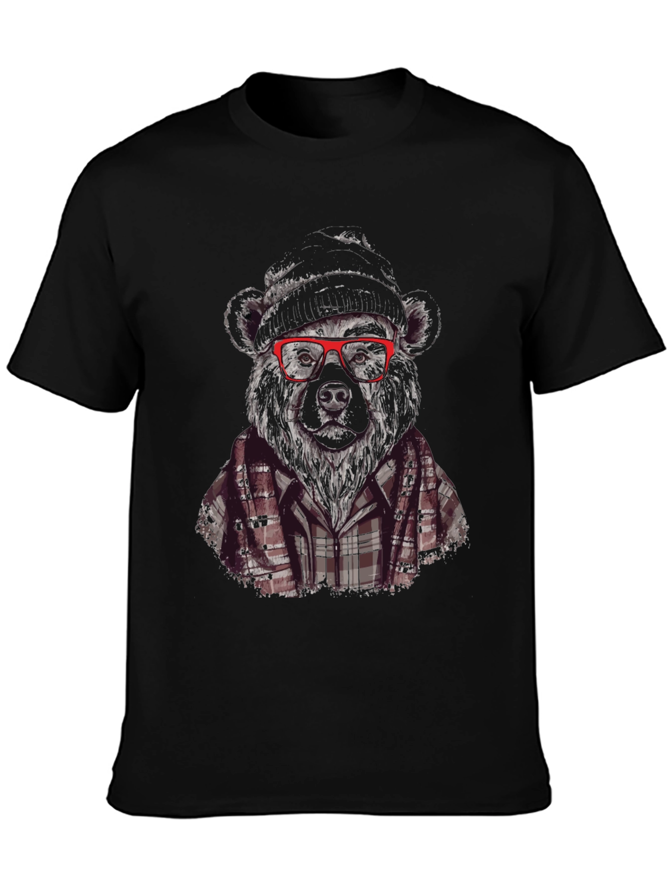 Bear Graphic T-Shirt - Hipster Style Tee