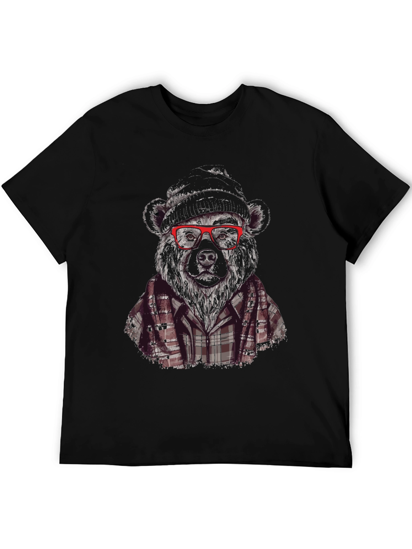Bear Graphic T-Shirt - Hipster Style Tee