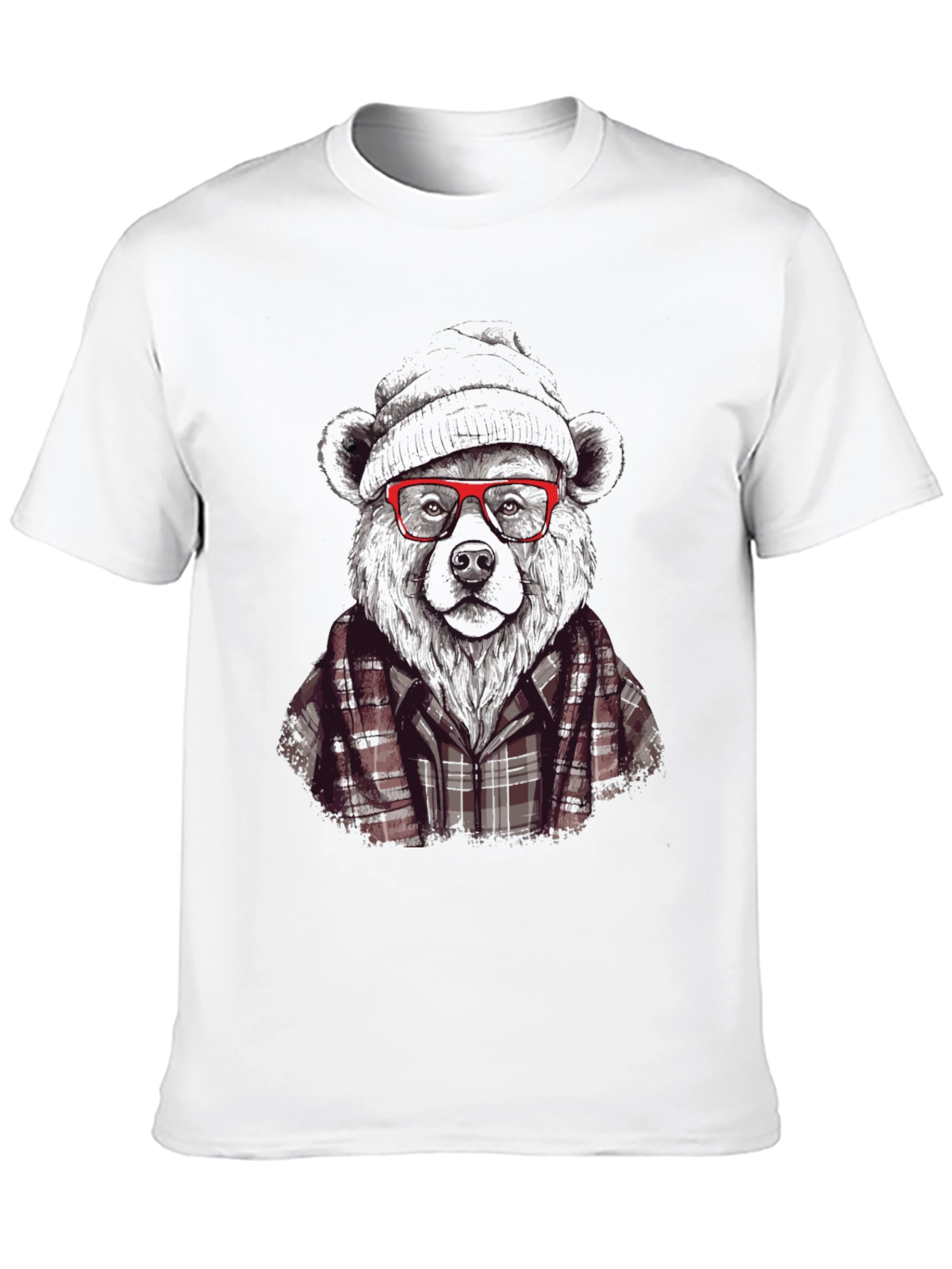 Bear Graphic T-Shirt - Hipster Style Tee