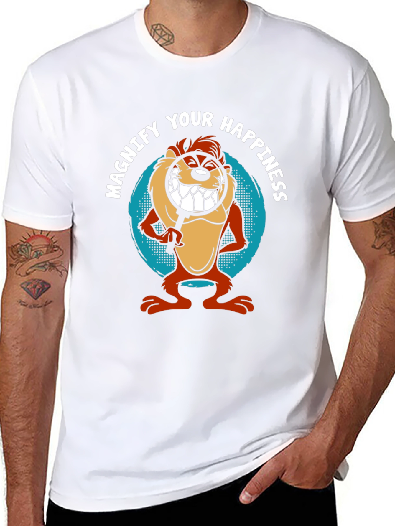 Magnify Your Happiness Taz T-Shirt