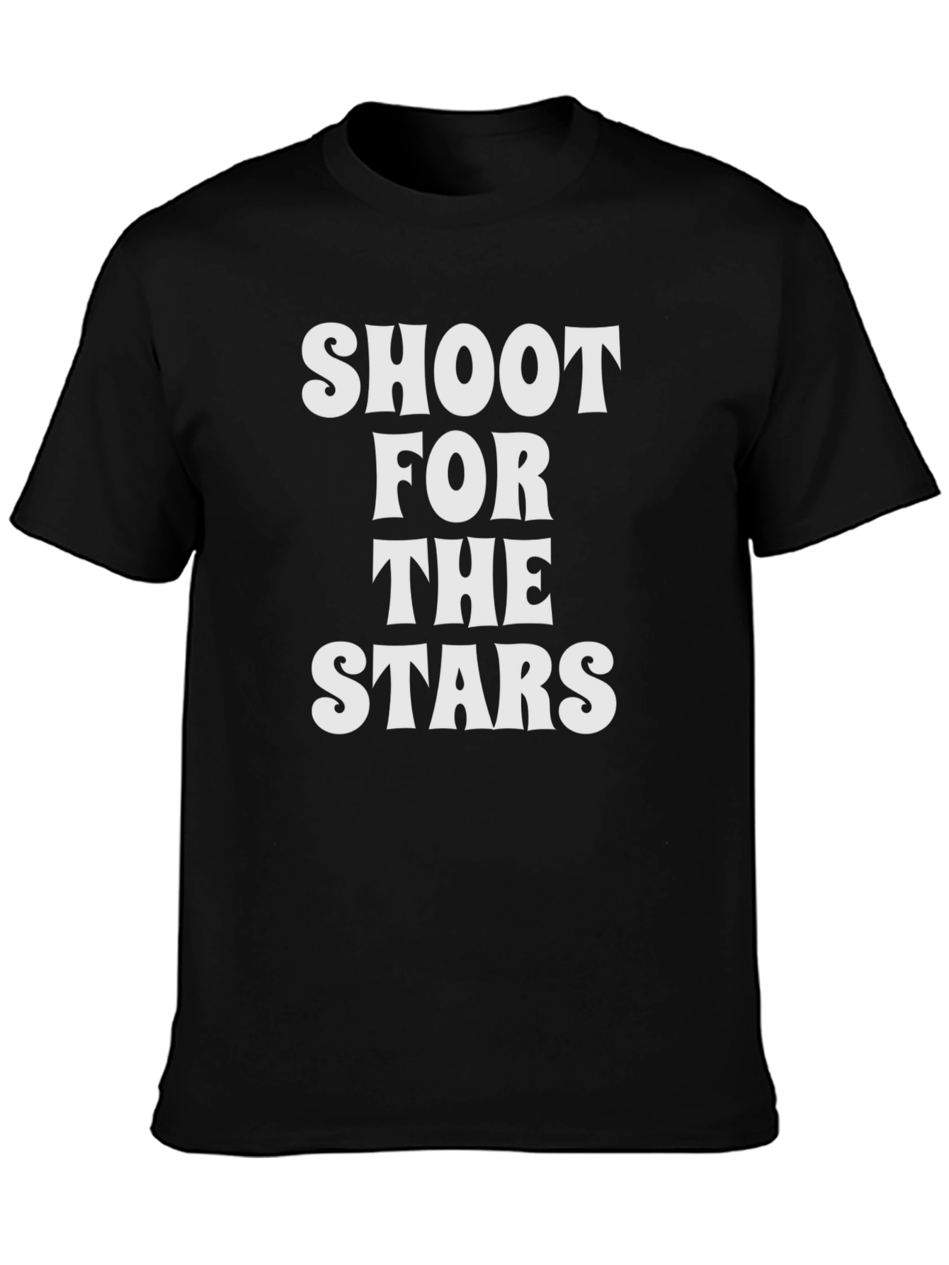Shoot For The Stars Graphic Tee - Black