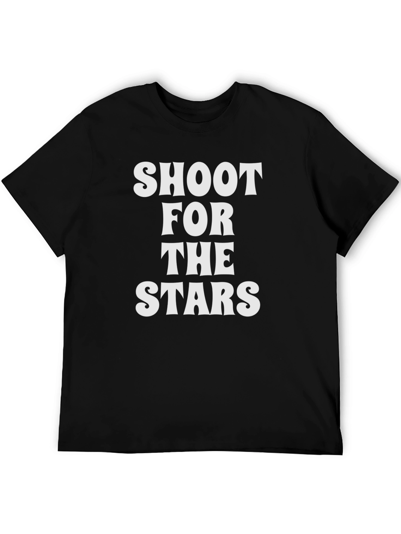 Shoot For The Stars Graphic Tee - Black