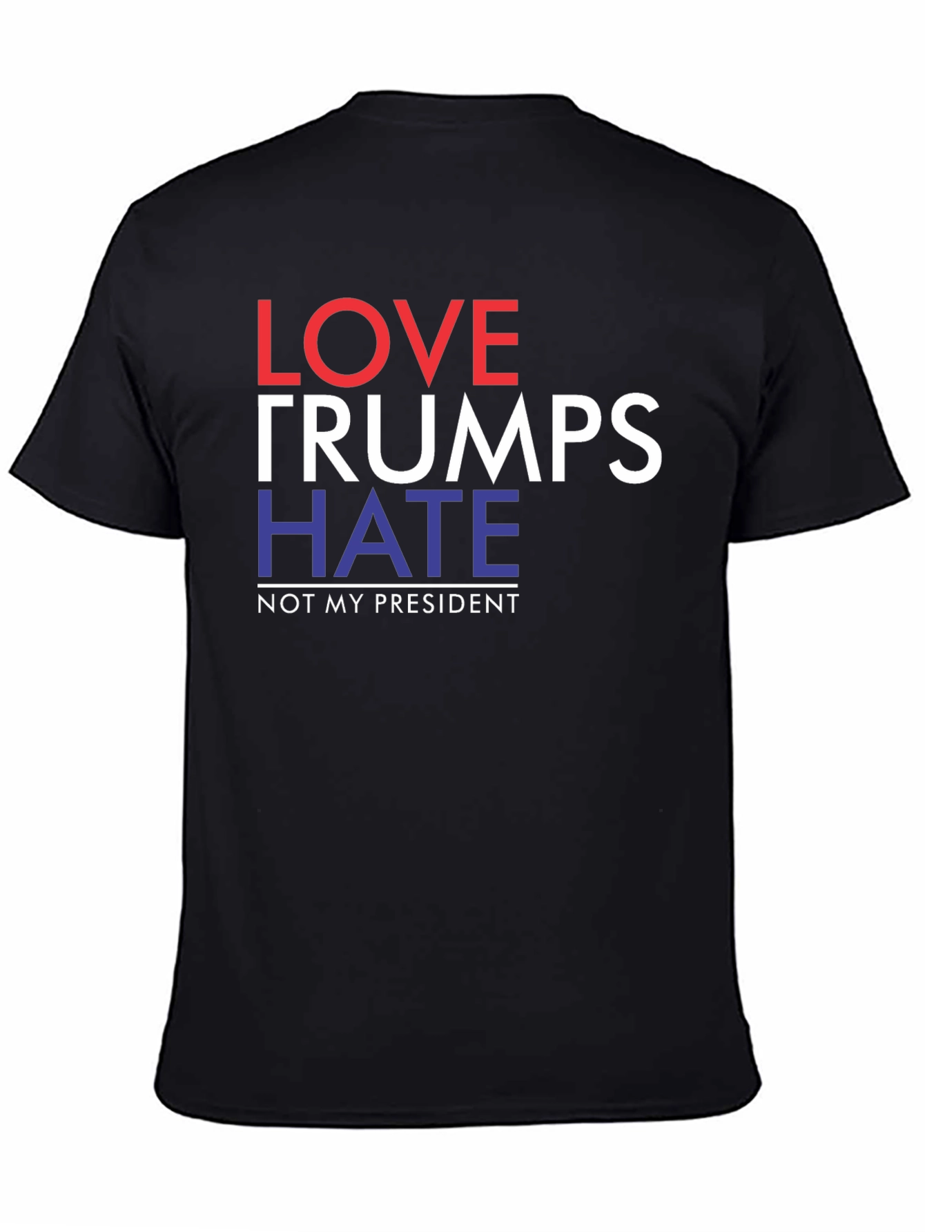 Love Trumps Hate Political Slogan T-Shirt