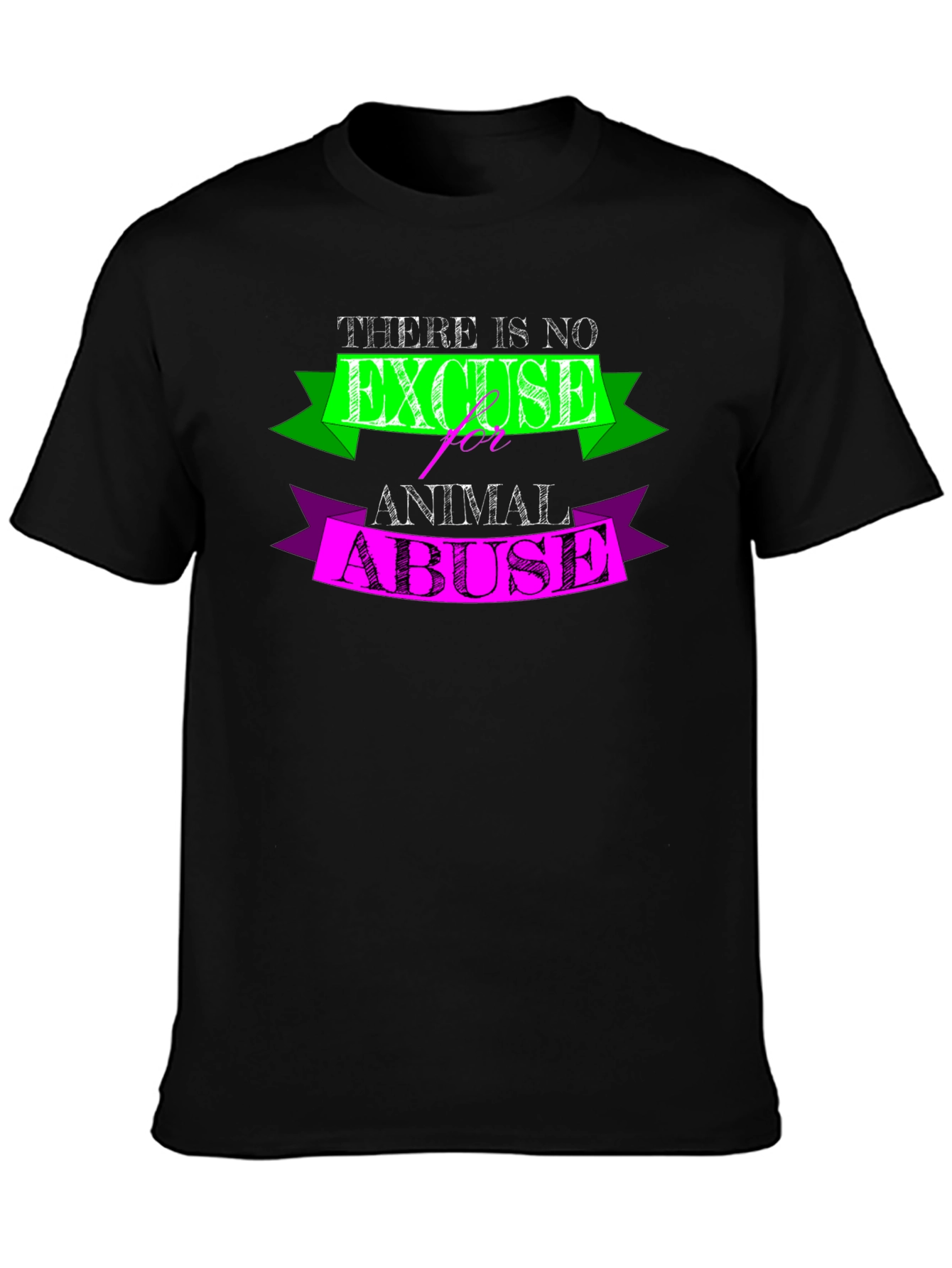 No Excuse for Animal Abuse Graphic Tee