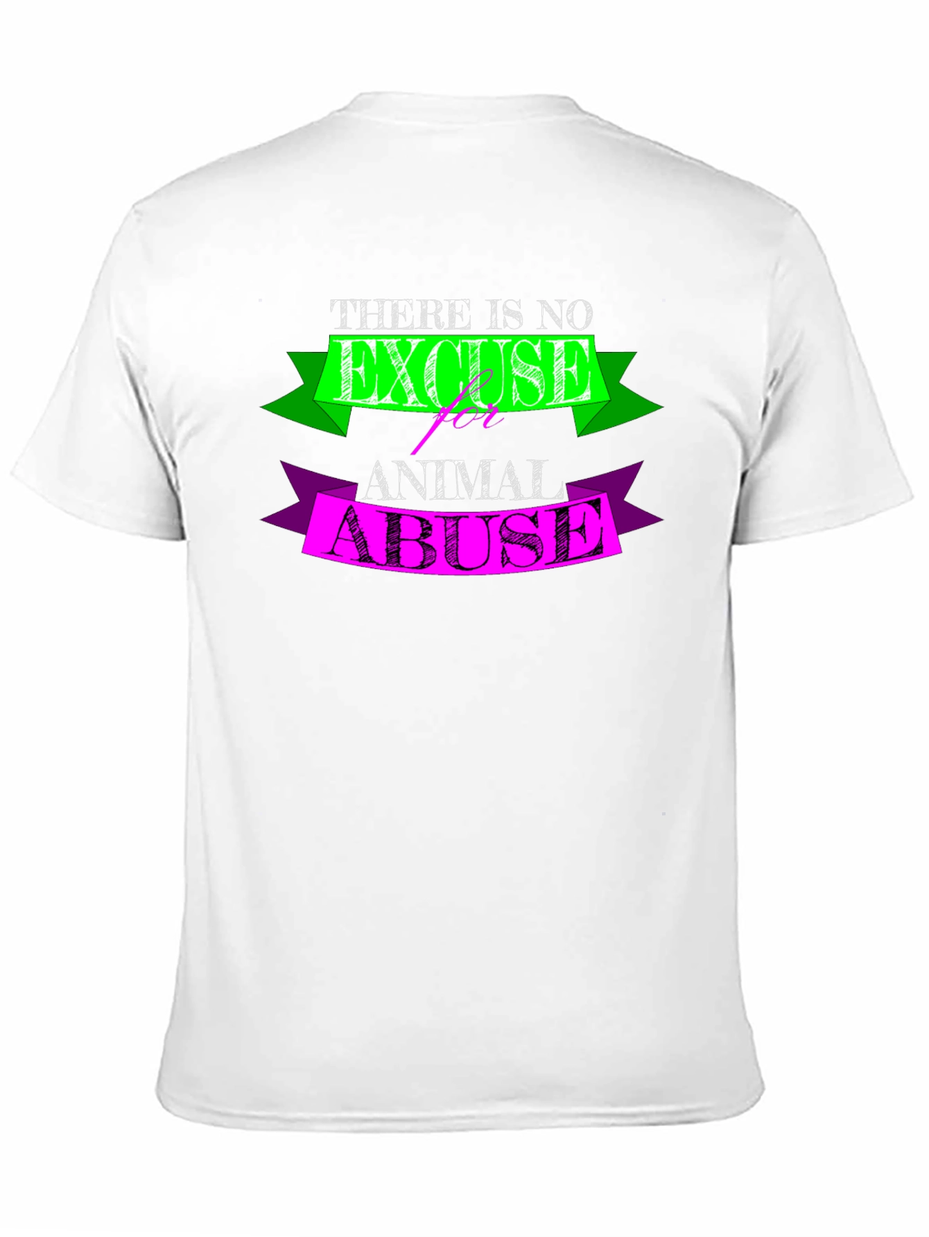 No Excuse for Animal Abuse Graphic Tee