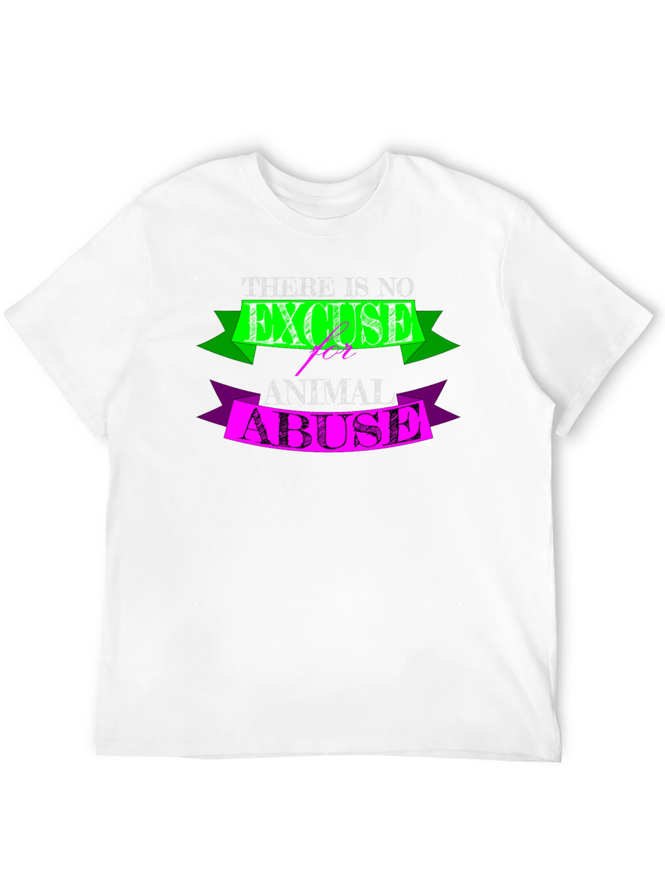 No Excuse for Animal Abuse Graphic Tee