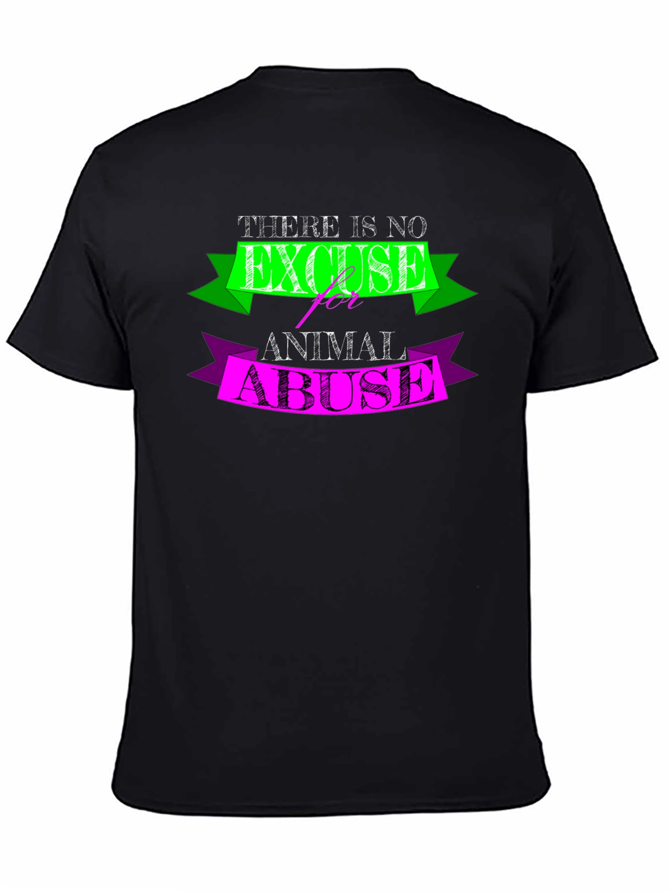 No Excuse for Animal Abuse Graphic Tee