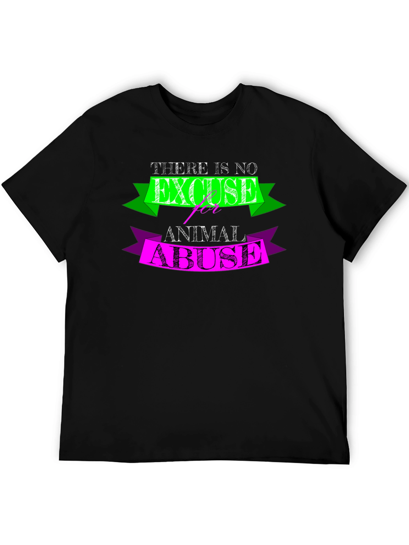 No Excuse for Animal Abuse Graphic Tee