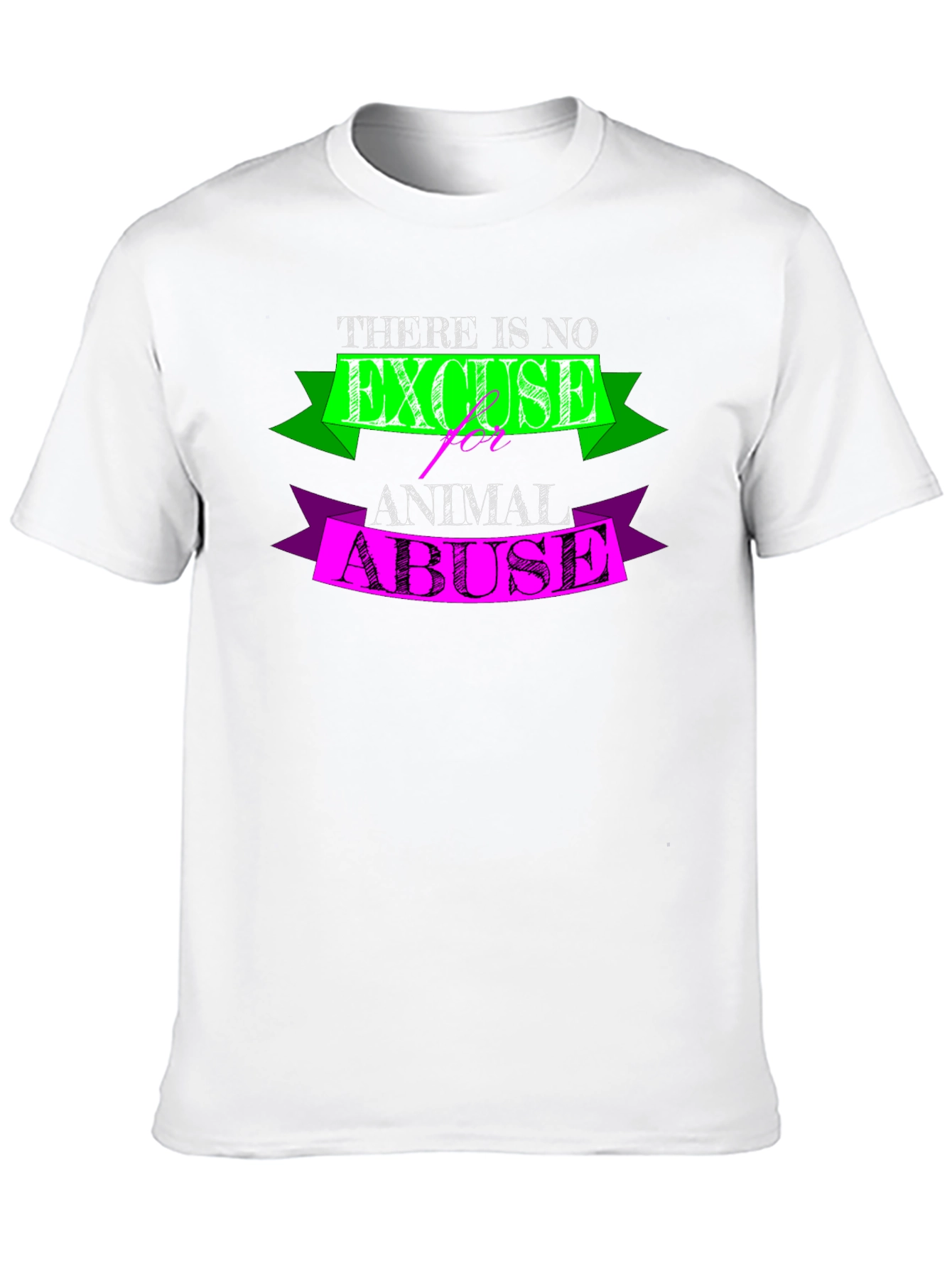 No Excuse for Animal Abuse Graphic Tee