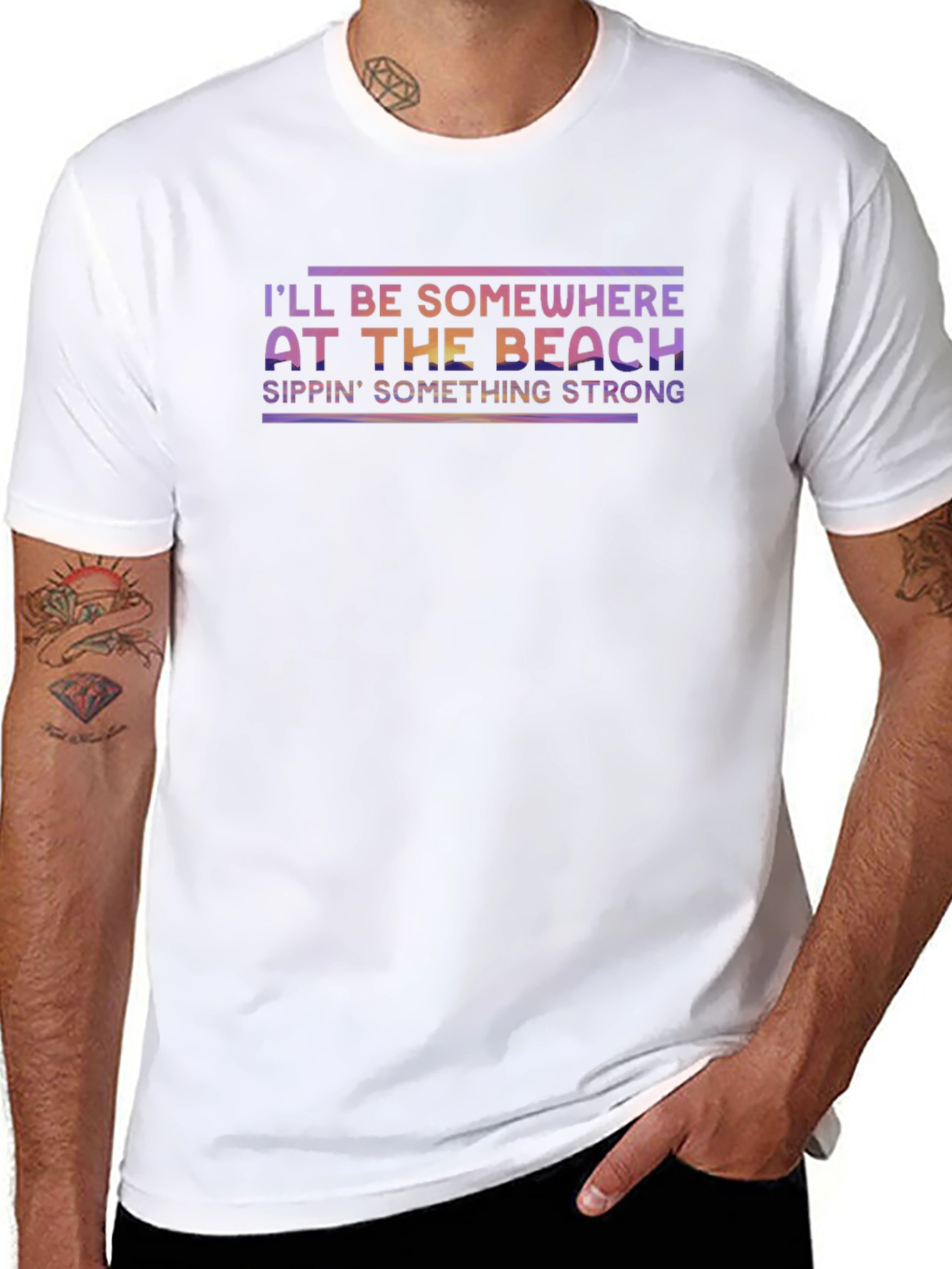 Beach Sippin T-Shirt - Strong Drink Vibes