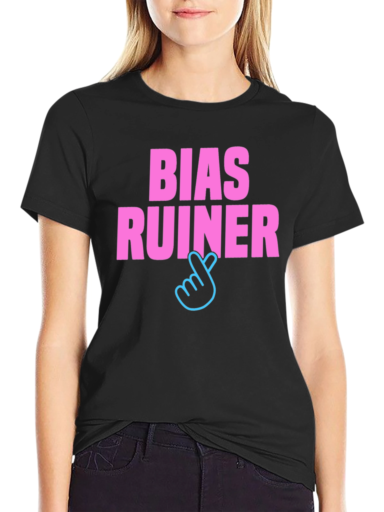Bias Ruiner Graphic Tee - Kpop Inspired Fashion