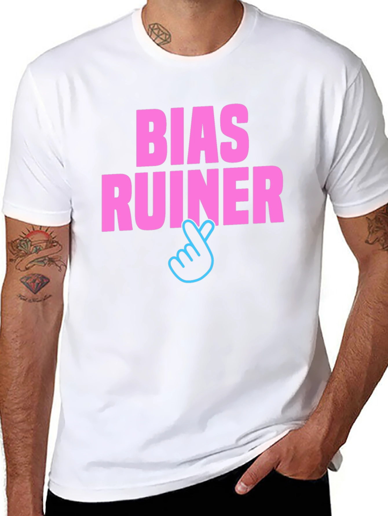 Bias Ruiner Graphic Tee - Kpop Inspired Fashion