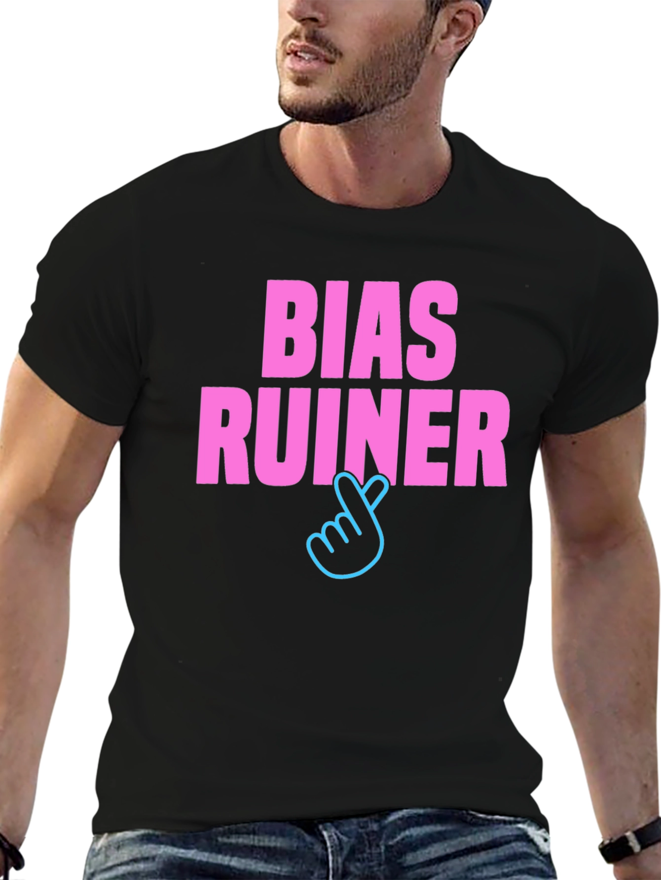 Bias Ruiner Graphic Tee - Kpop Inspired Fashion