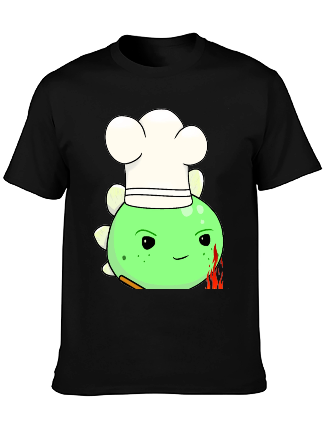 Chef Dino T-Shirt - Funny Cartoon Tee
