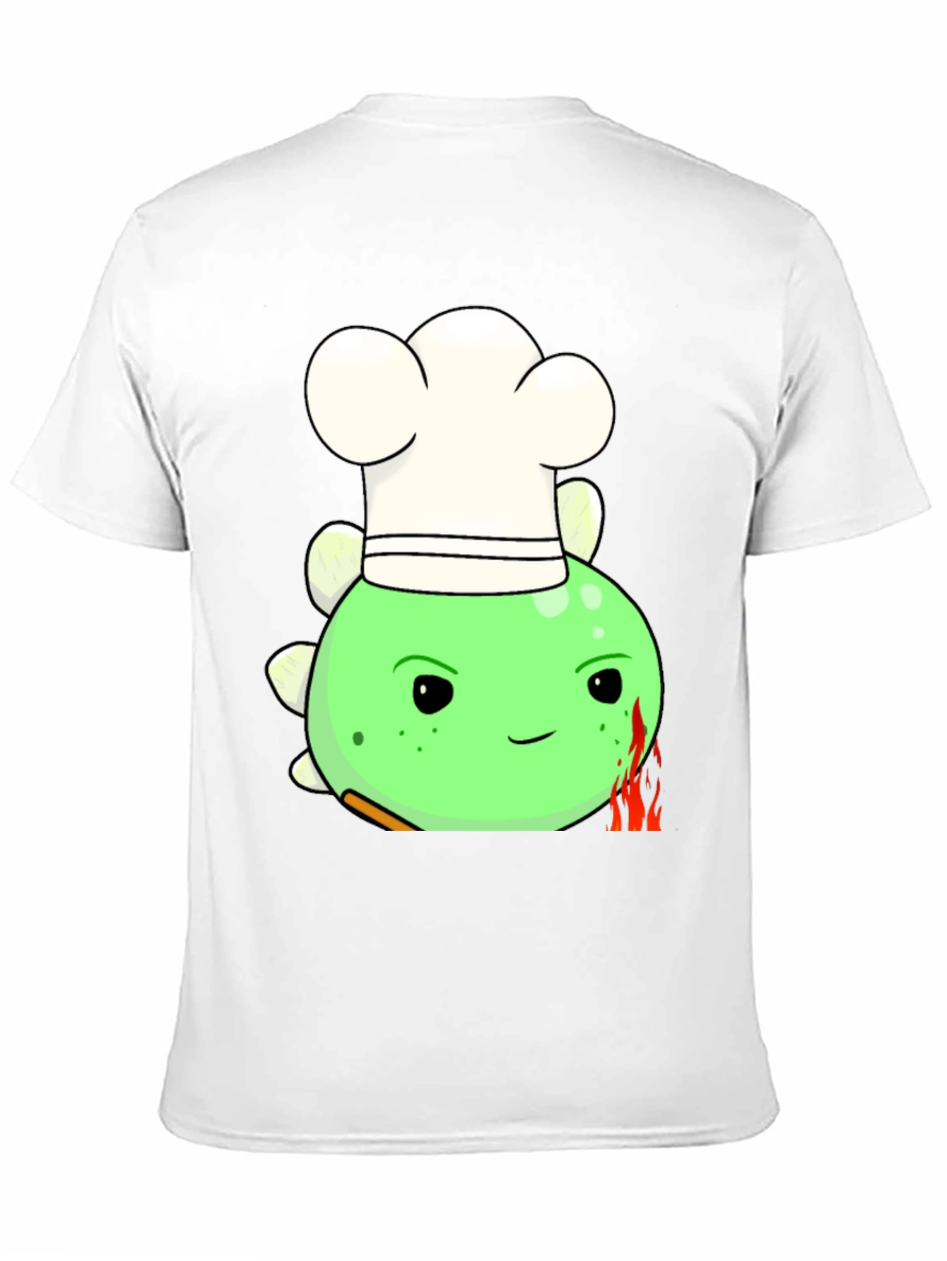 Chef Dino T-Shirt - Funny Cartoon Tee