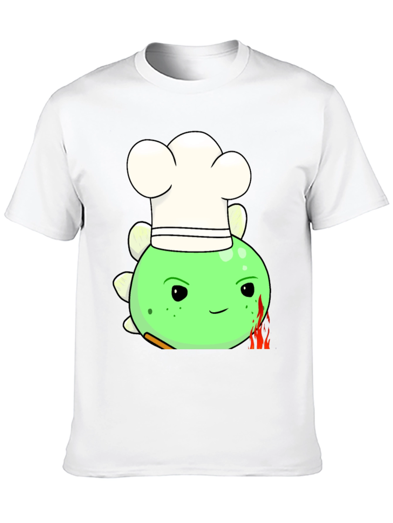 Chef Dino T-Shirt - Funny Cartoon Tee