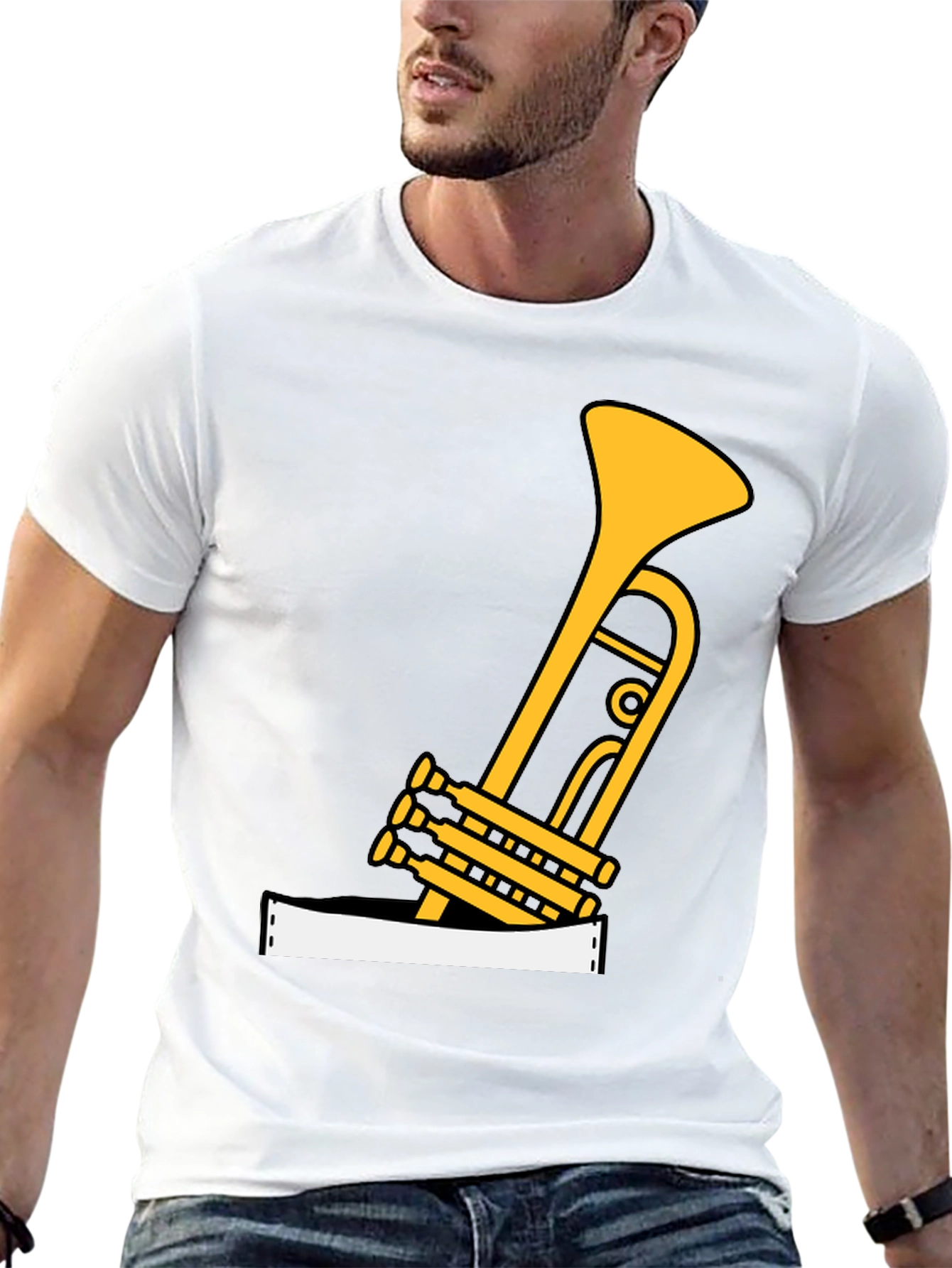 Musical Trumpet Graphic Tee