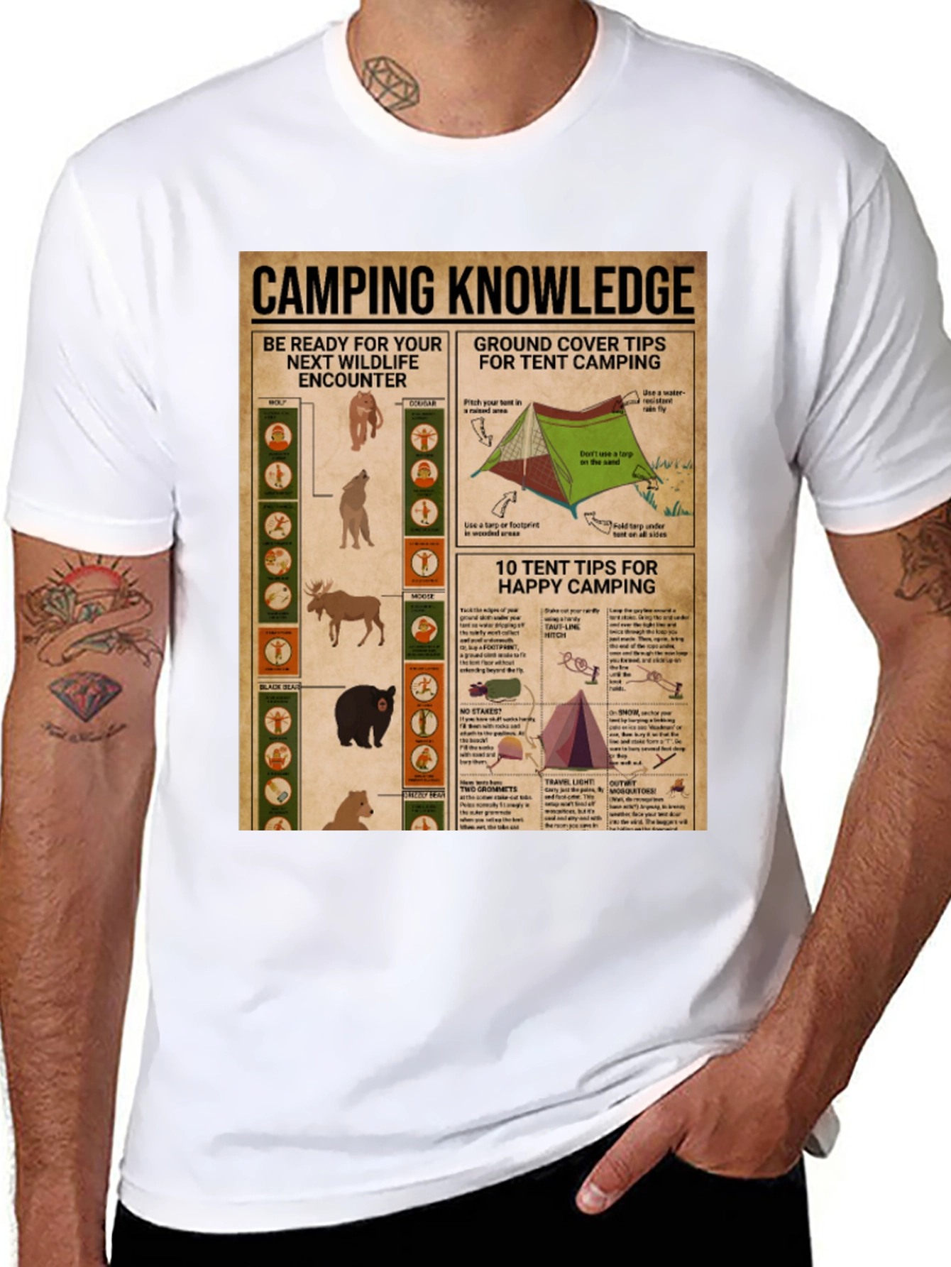 Camping Knowledge T-Shirt