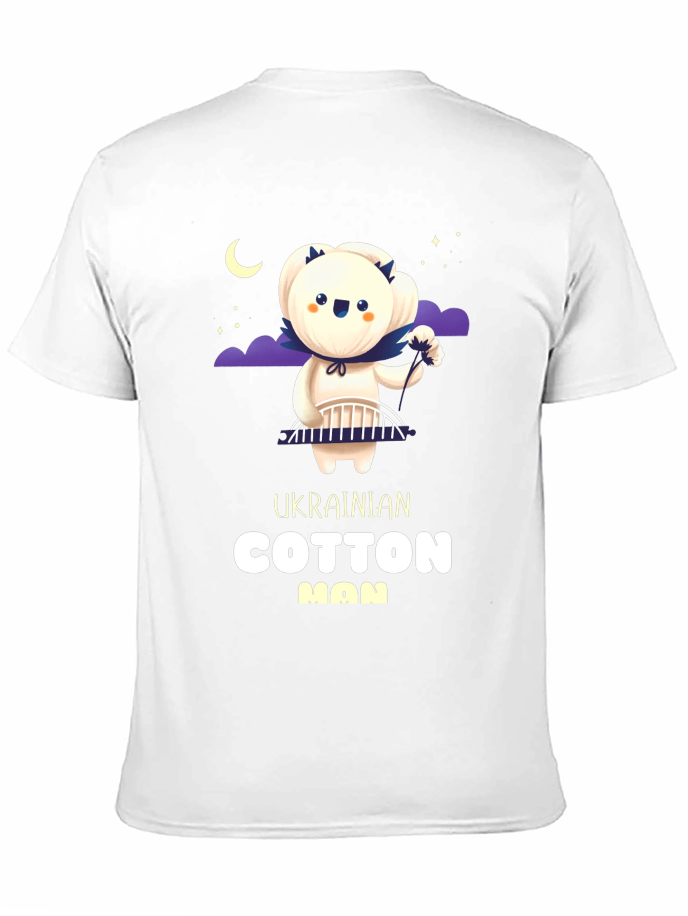 Ukrainian Cotton Man Graphic T-Shirt - Unique Design