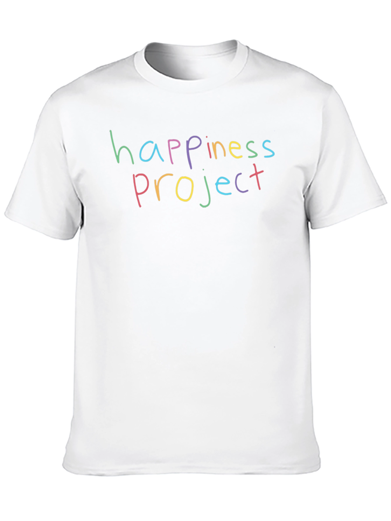 Happiness Project Graphic Tee - Black Crew Neck