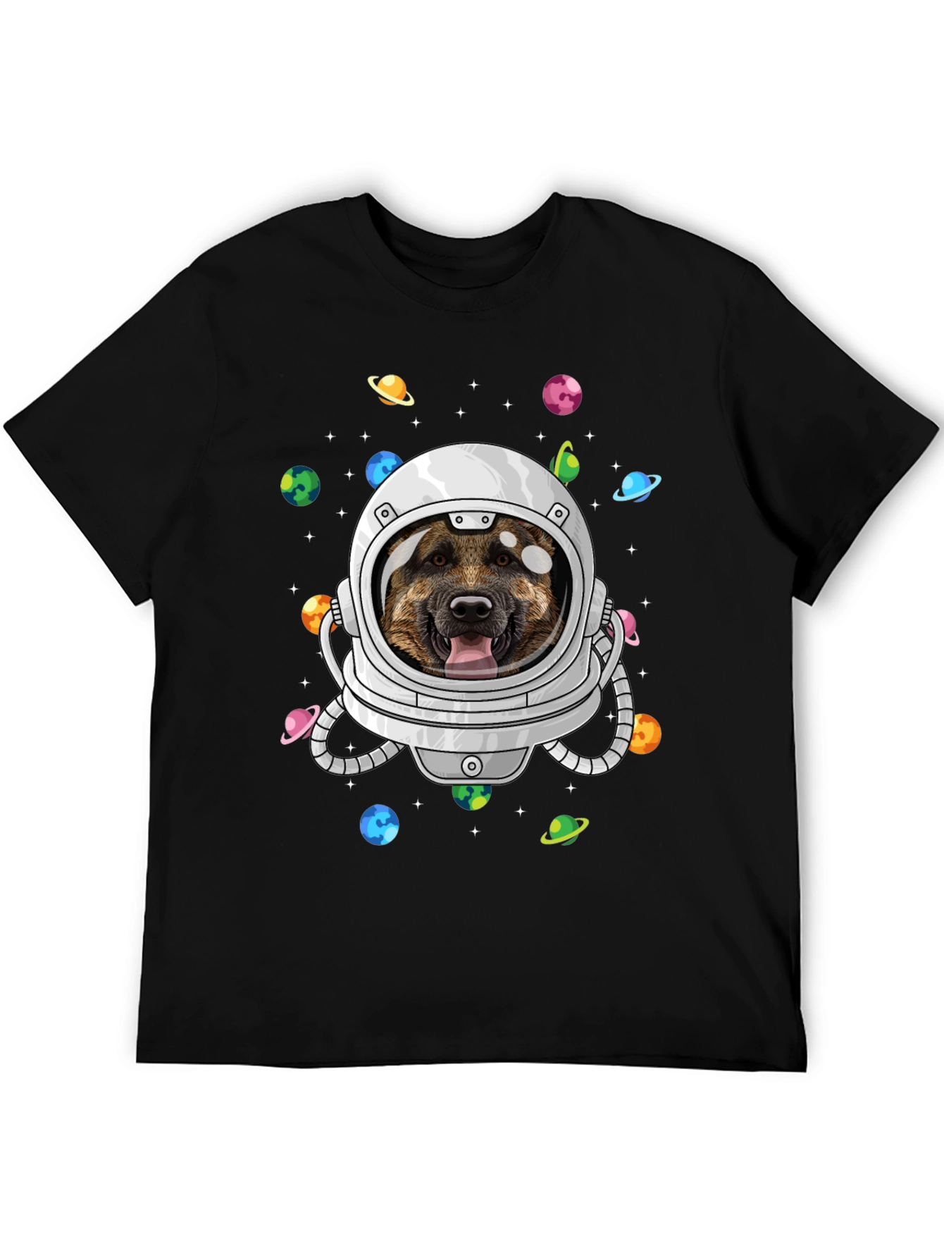 Astronaut Dog T-Shirt - Space Lover Tee