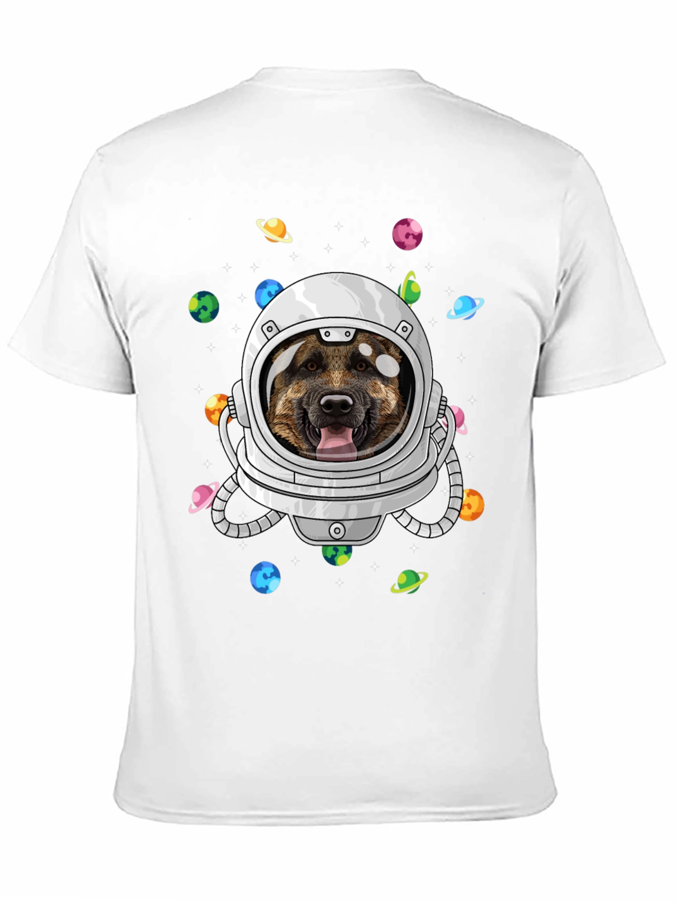 Astronaut Dog T-Shirt - Space Lover Tee
