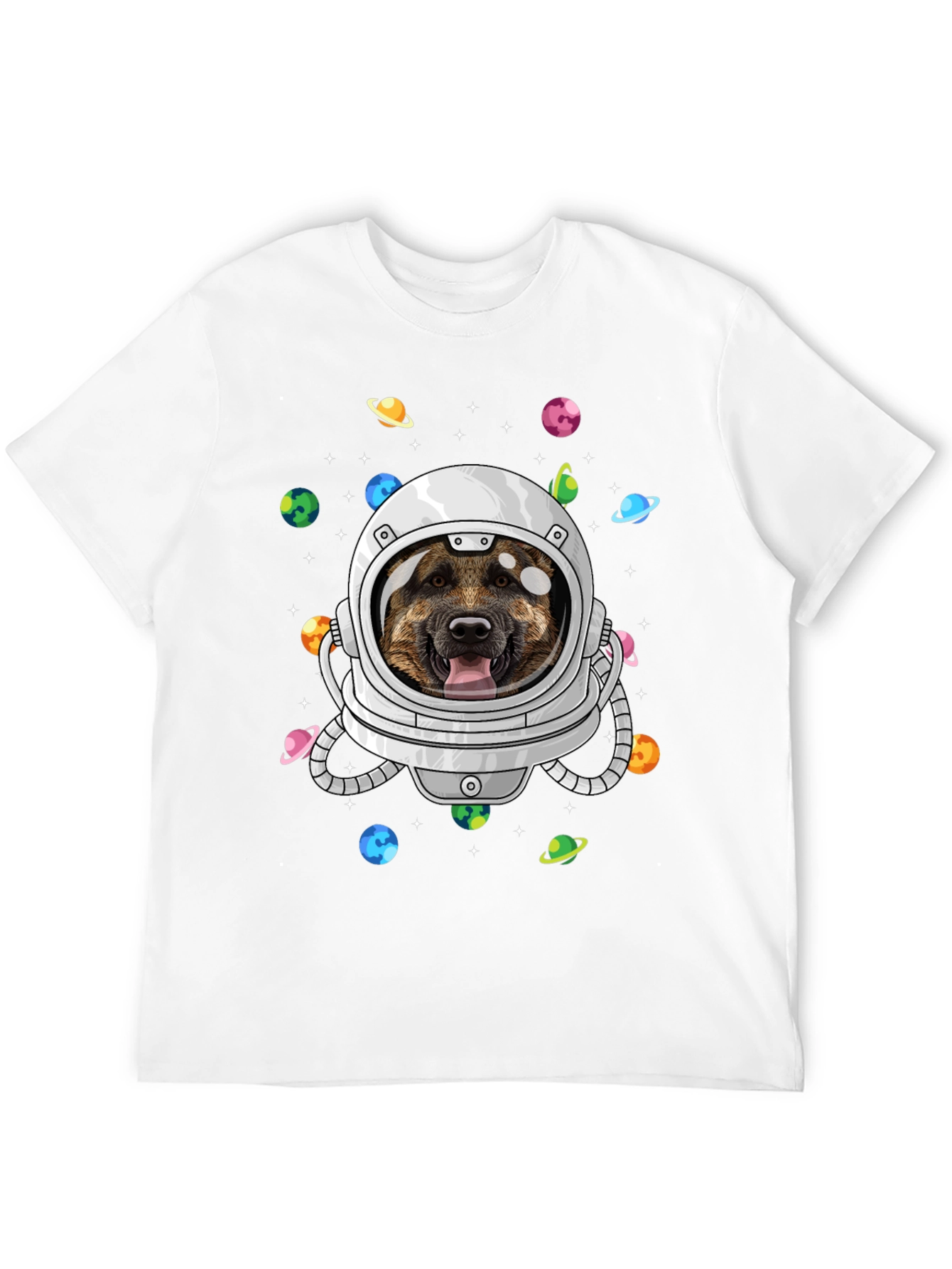 Astronaut Dog T-Shirt - Space Lover Tee