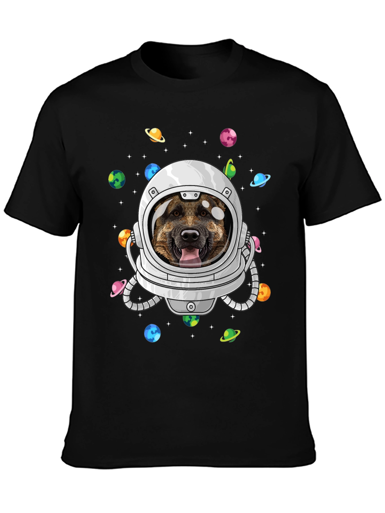 Astronaut Dog T-Shirt - Space Lover Tee