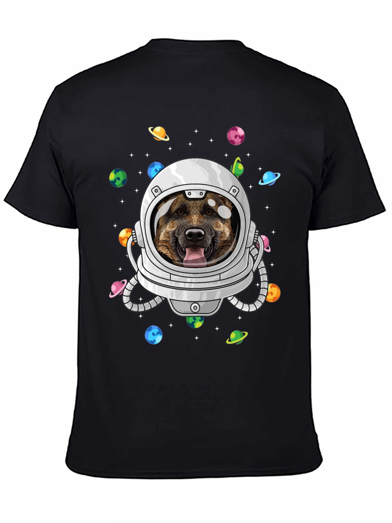 Astronaut Dog T-Shirt - Space Lover Tee