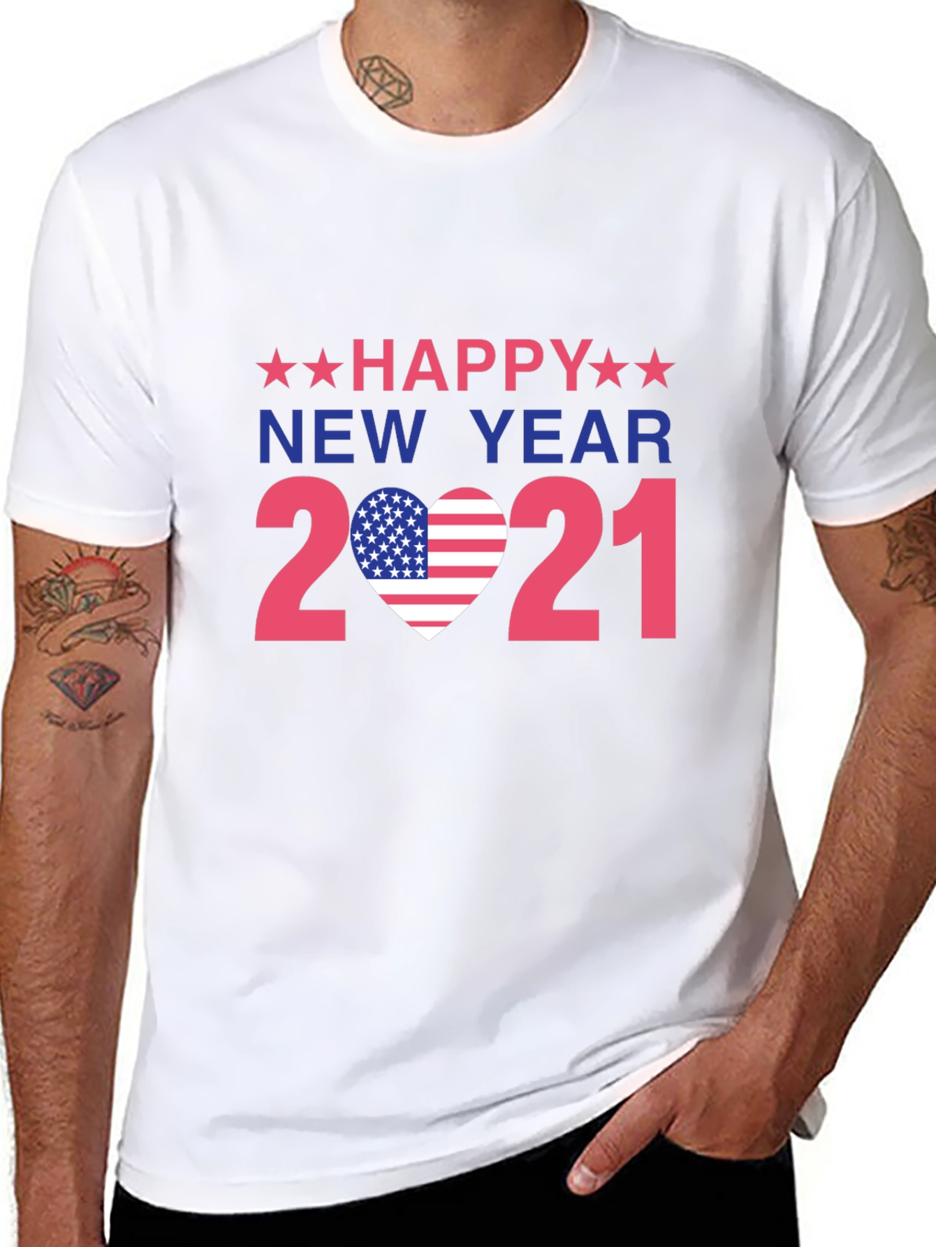 Happy New Year 2021 Patriotic T-Shirt