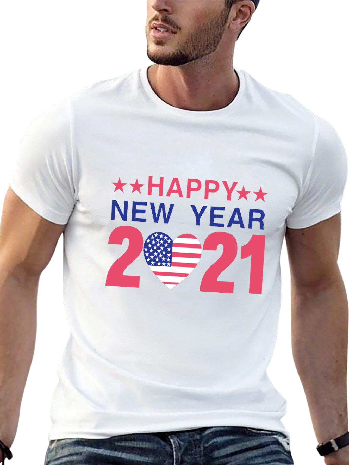 Happy New Year 2021 Patriotic T-Shirt