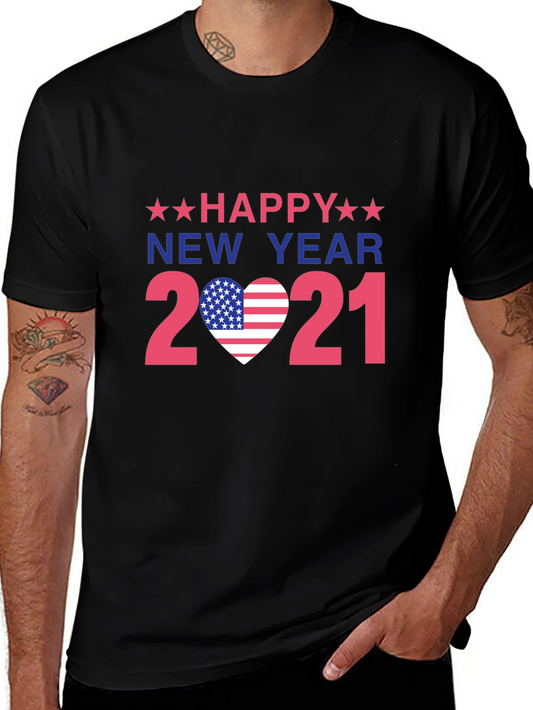 Happy New Year 2021 Patriotic T-Shirt