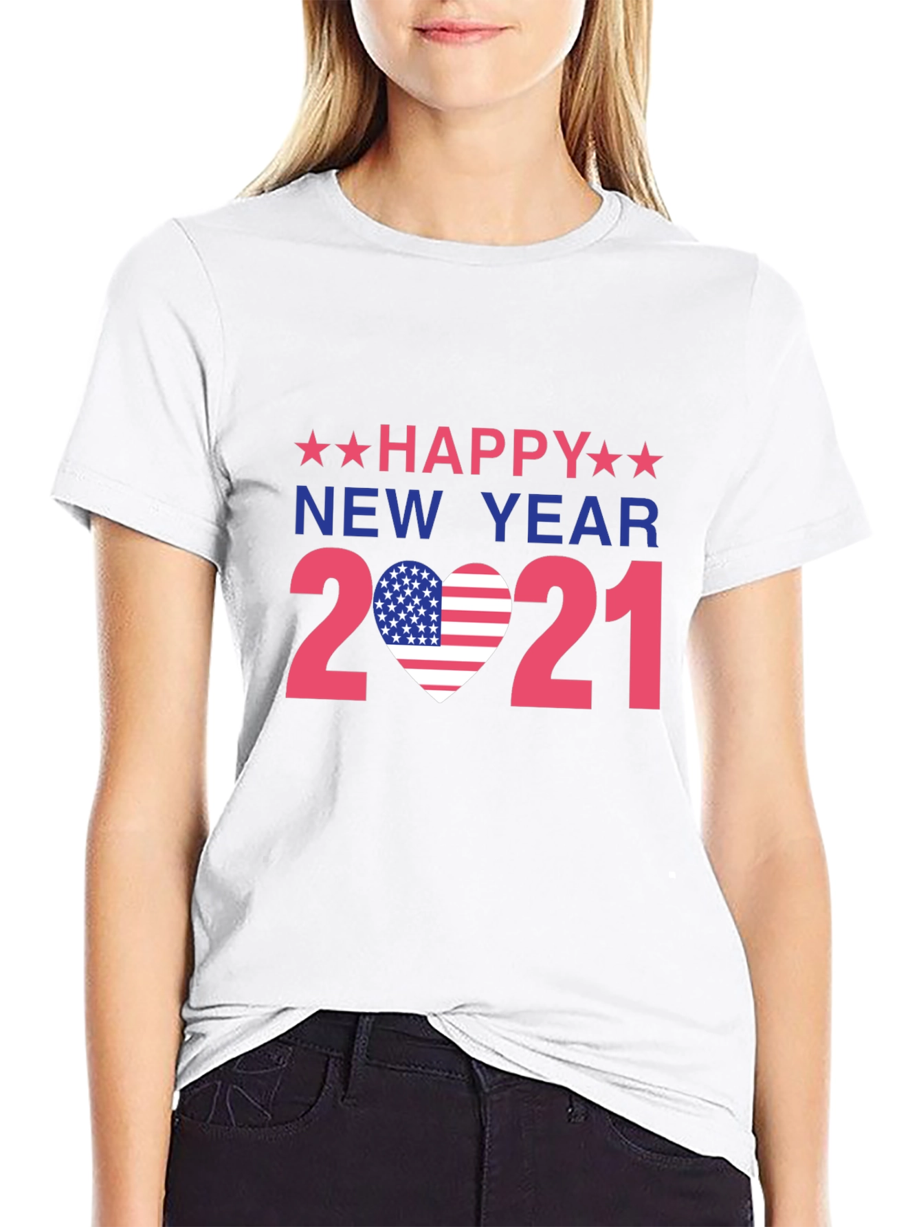 Happy New Year 2021 Patriotic T-Shirt