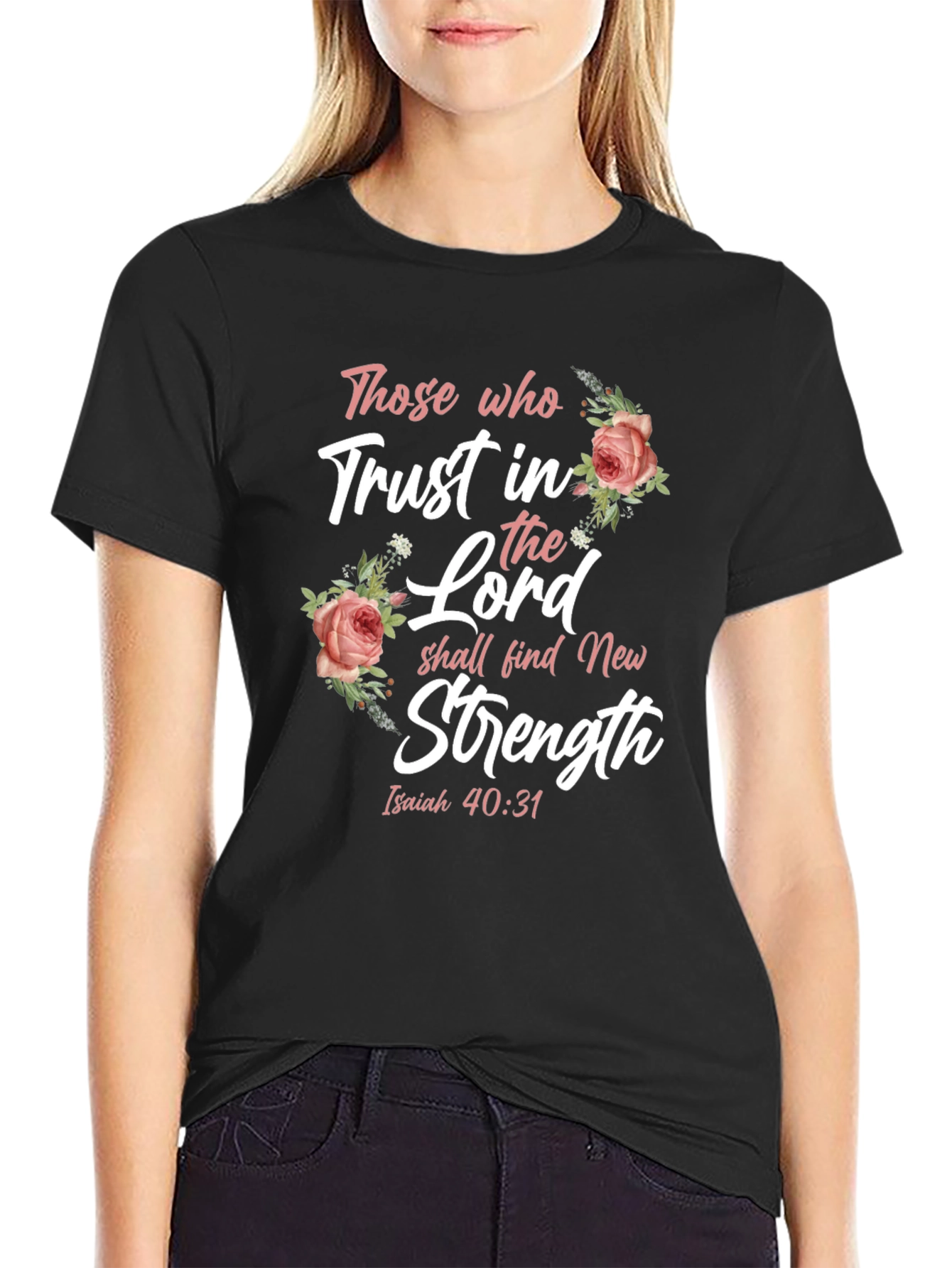 Trust in the Lord Floral T-Shirt