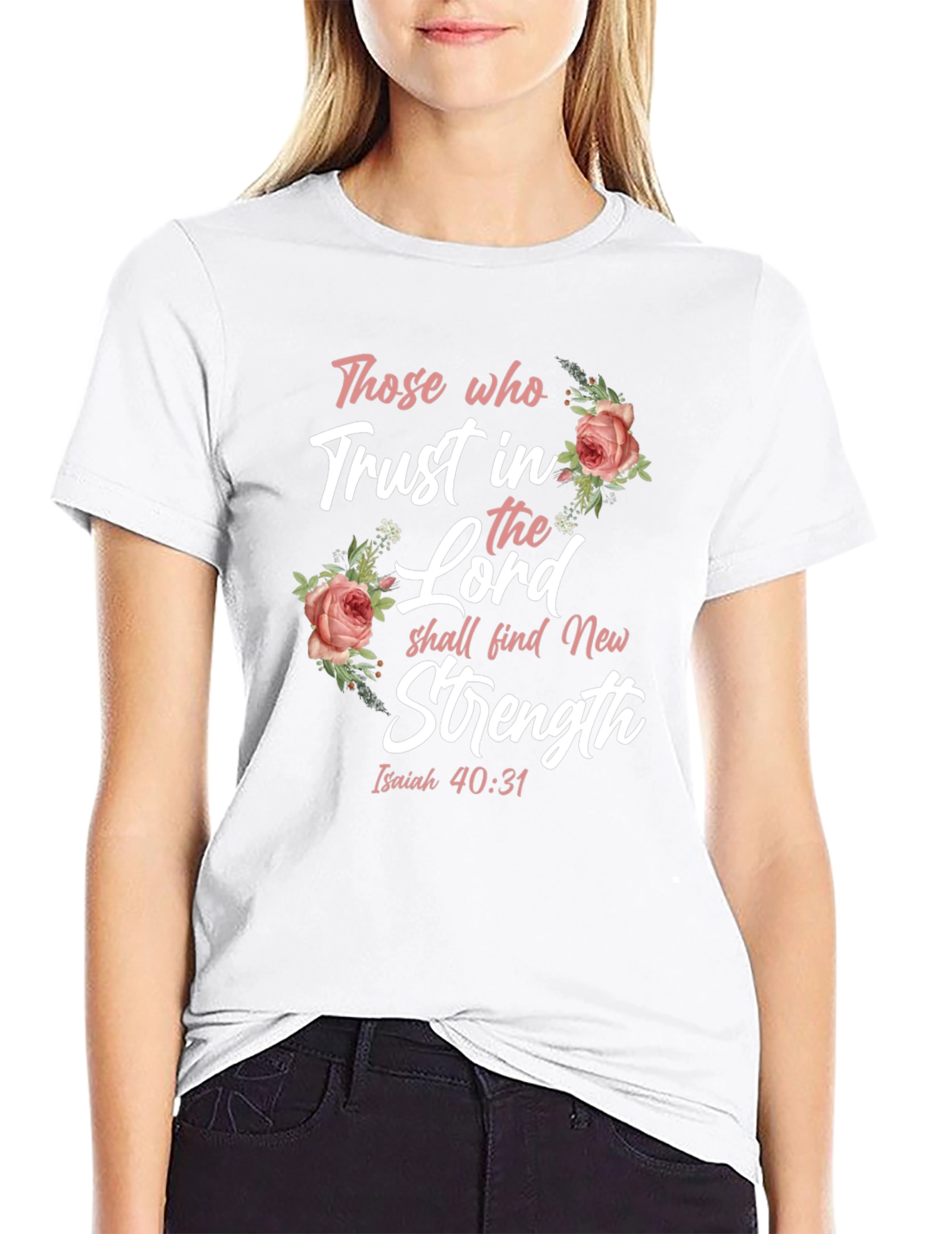 Trust in the Lord Floral T-Shirt