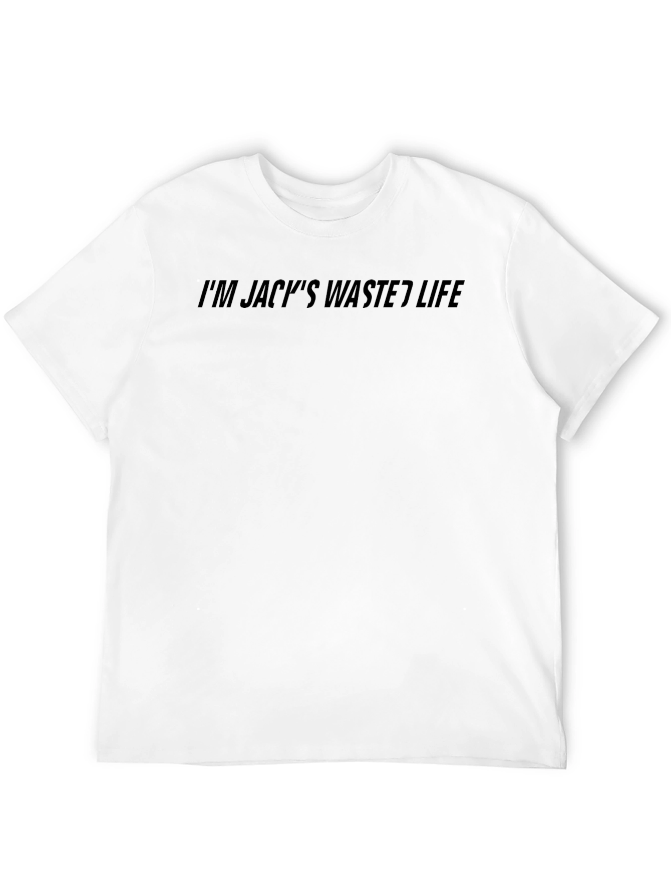 Im Jacks Wasted Life T-Shirt - Black Casual