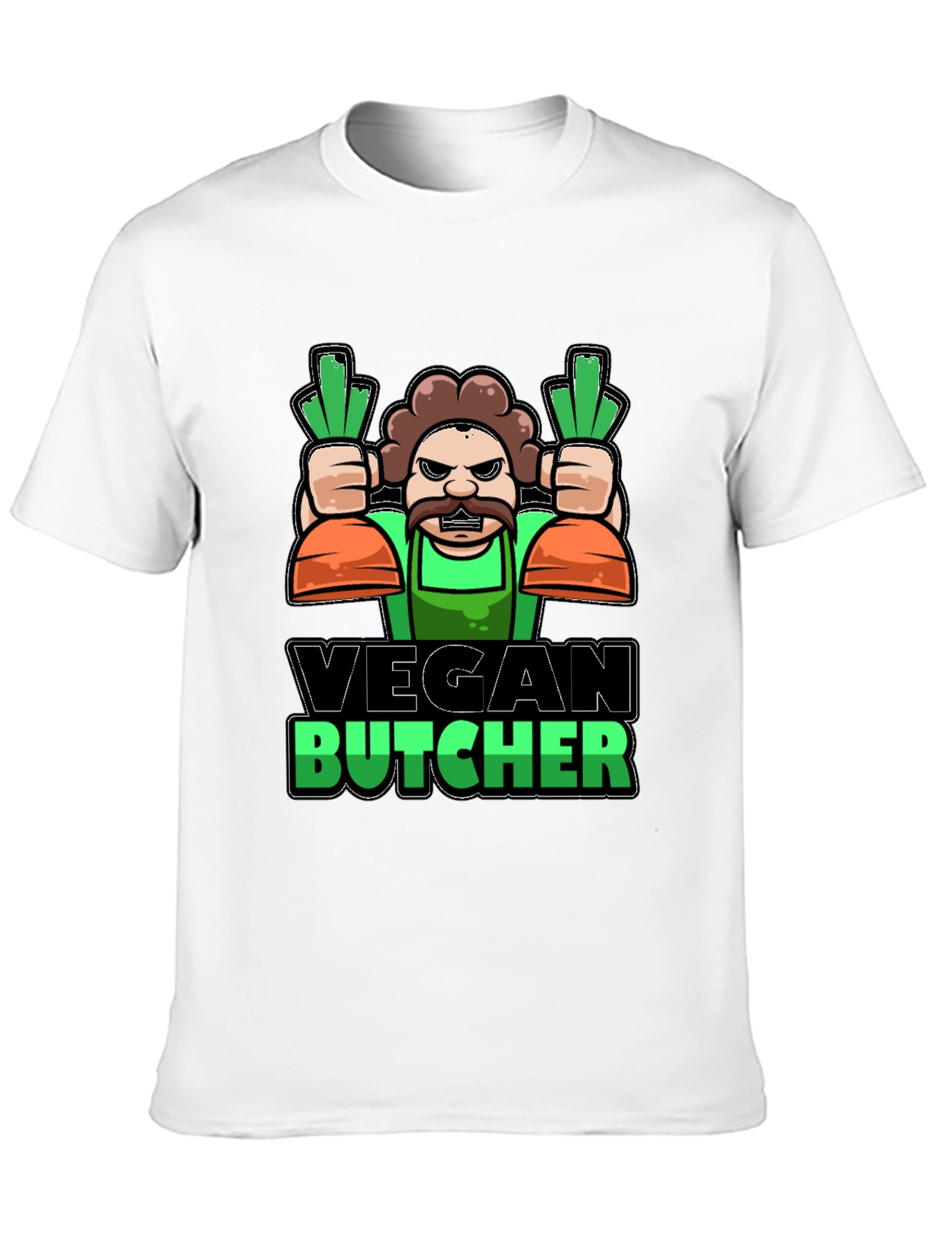Vegan Butcher T-Shirt - Funny Graphic Tee
