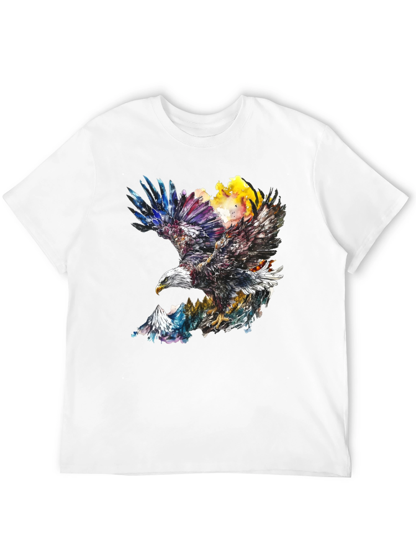 Eagle Mountain Black Graphic Tee