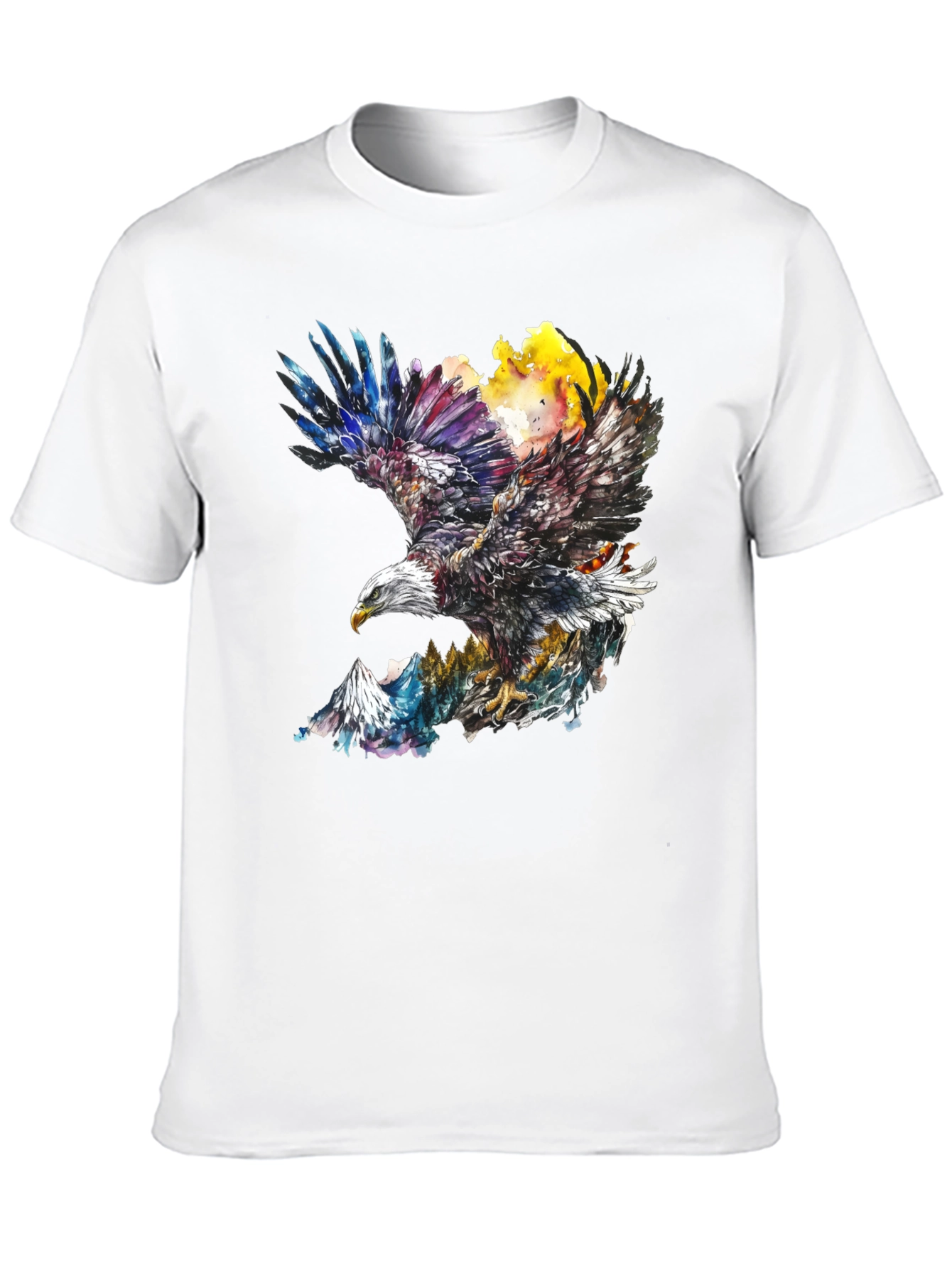 Eagle Mountain Black Graphic Tee