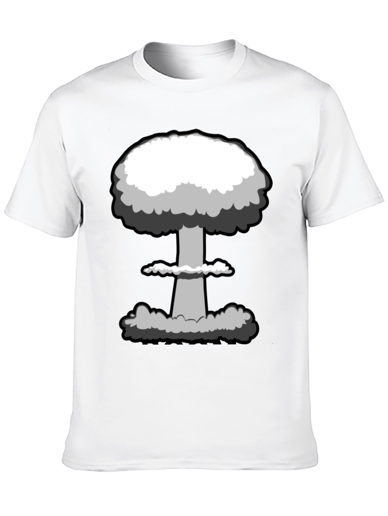 Mushroom Cloud Graphic Tee - Atomic Style Shirt