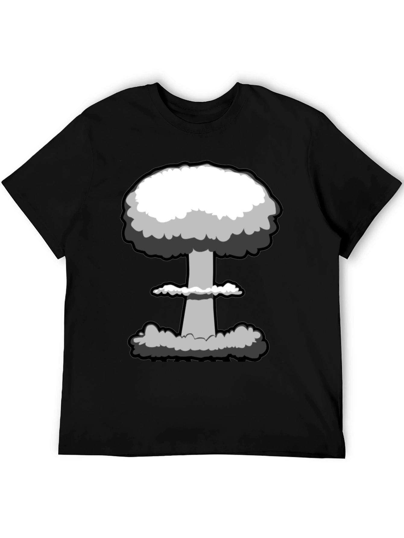 Mushroom Cloud Graphic Tee - Atomic Style Shirt