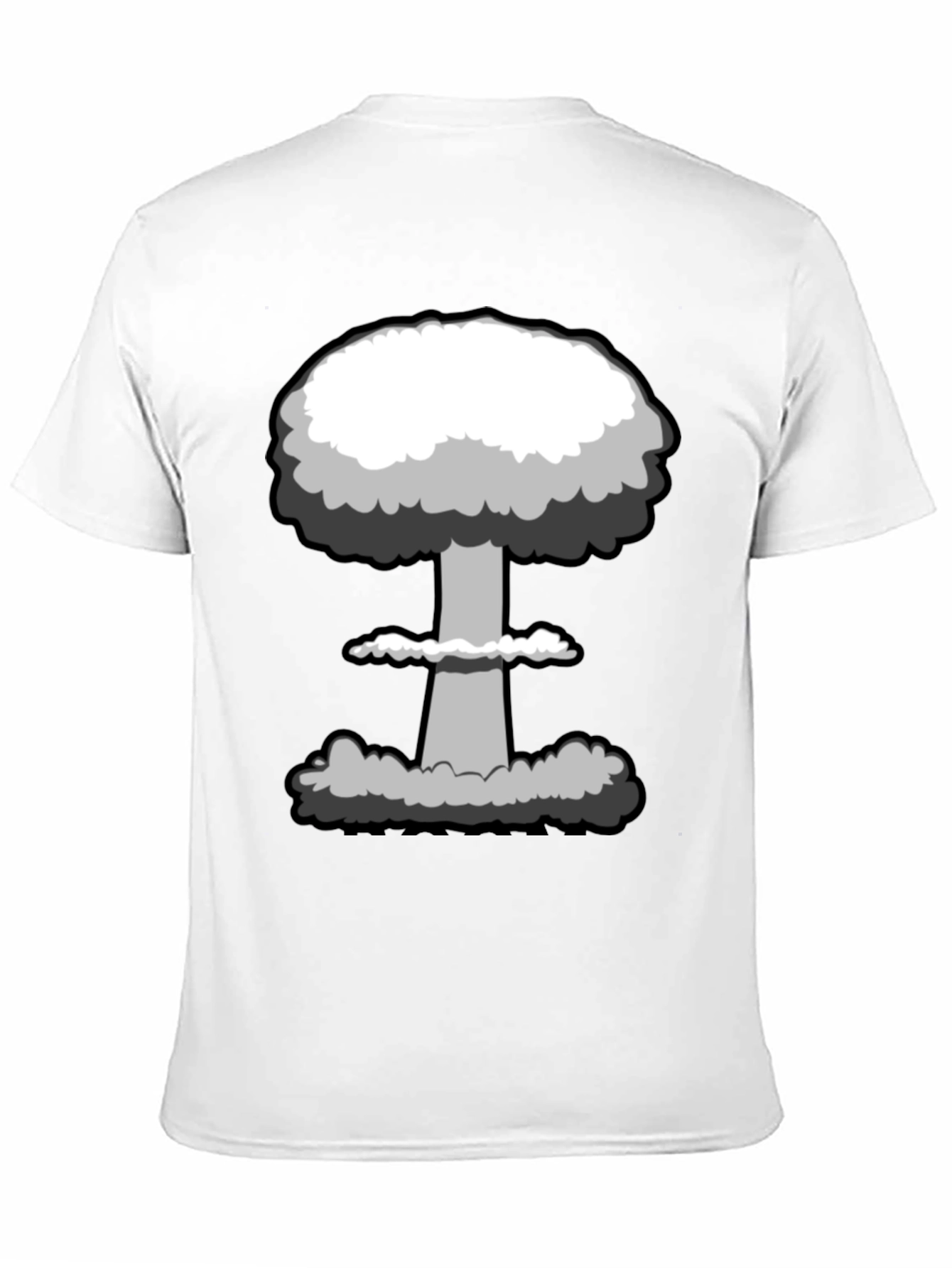 Mushroom Cloud Graphic Tee - Atomic Style Shirt